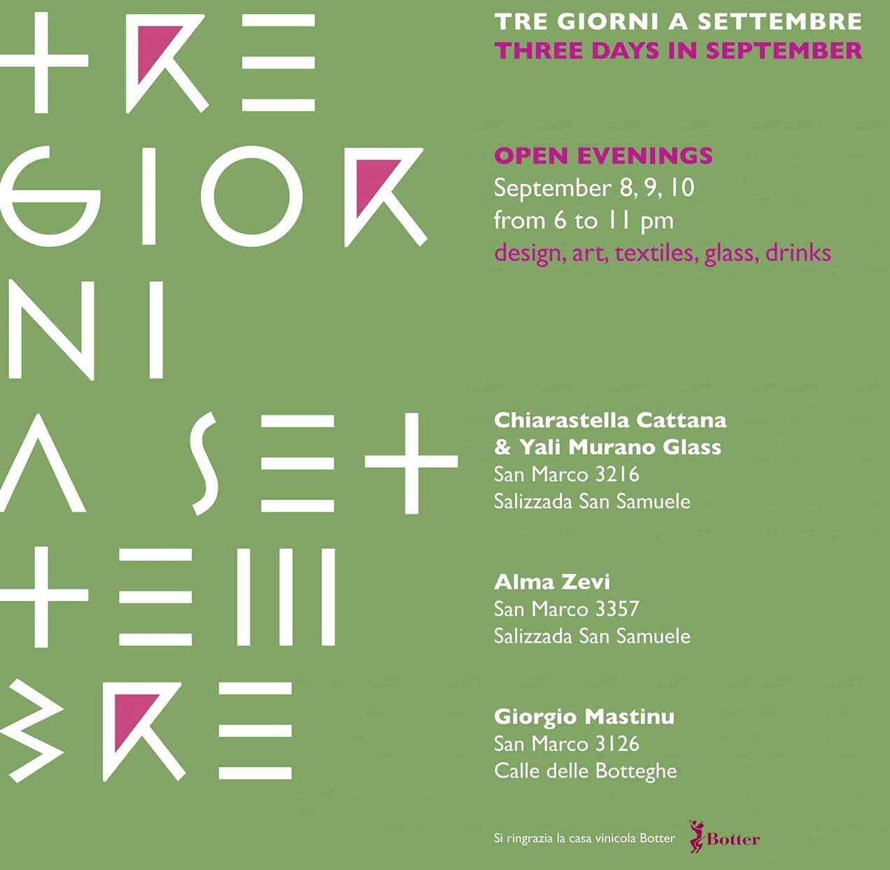 THREE DAYS IN SEPTEMBER