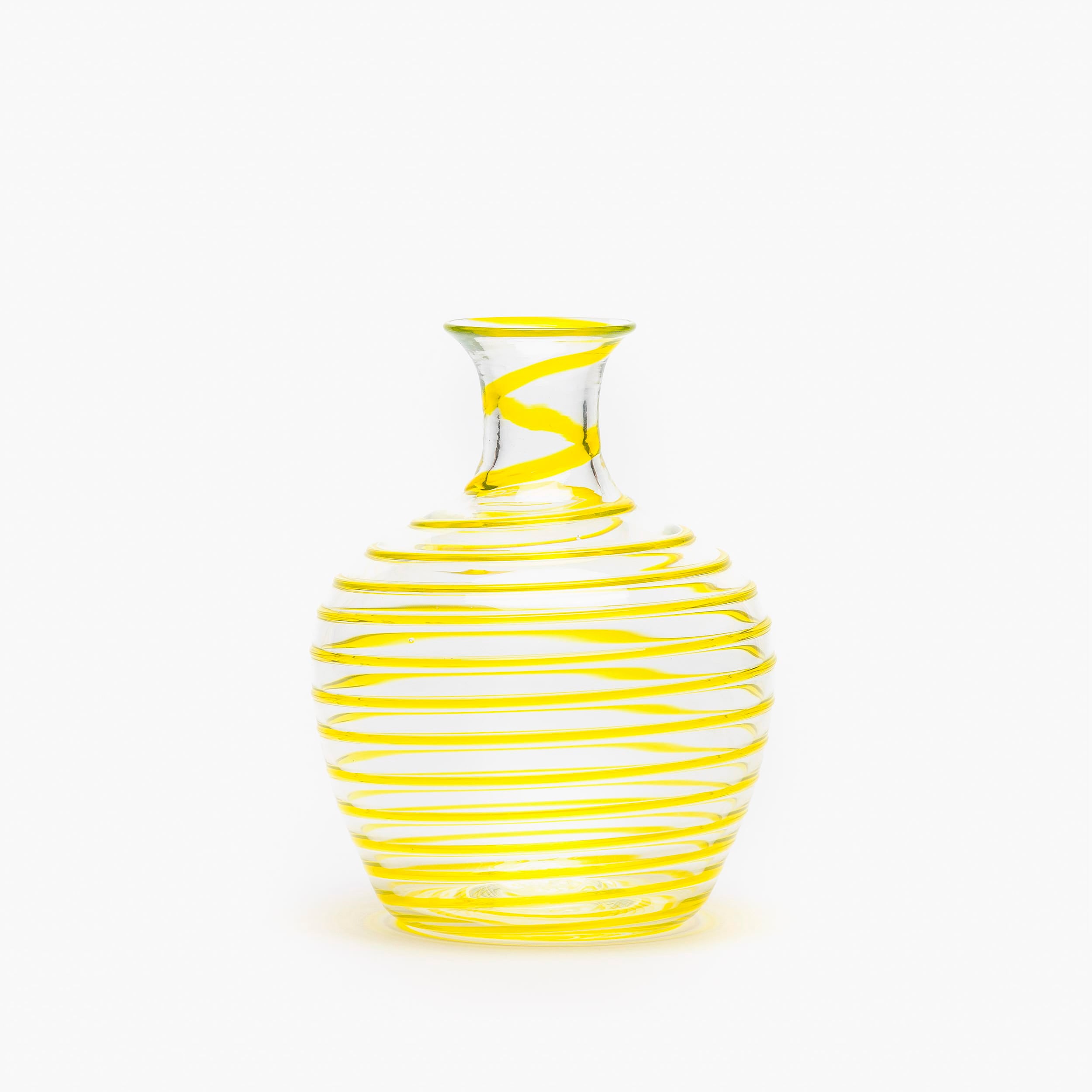 Yellow Wine Carafe by Yali Glass