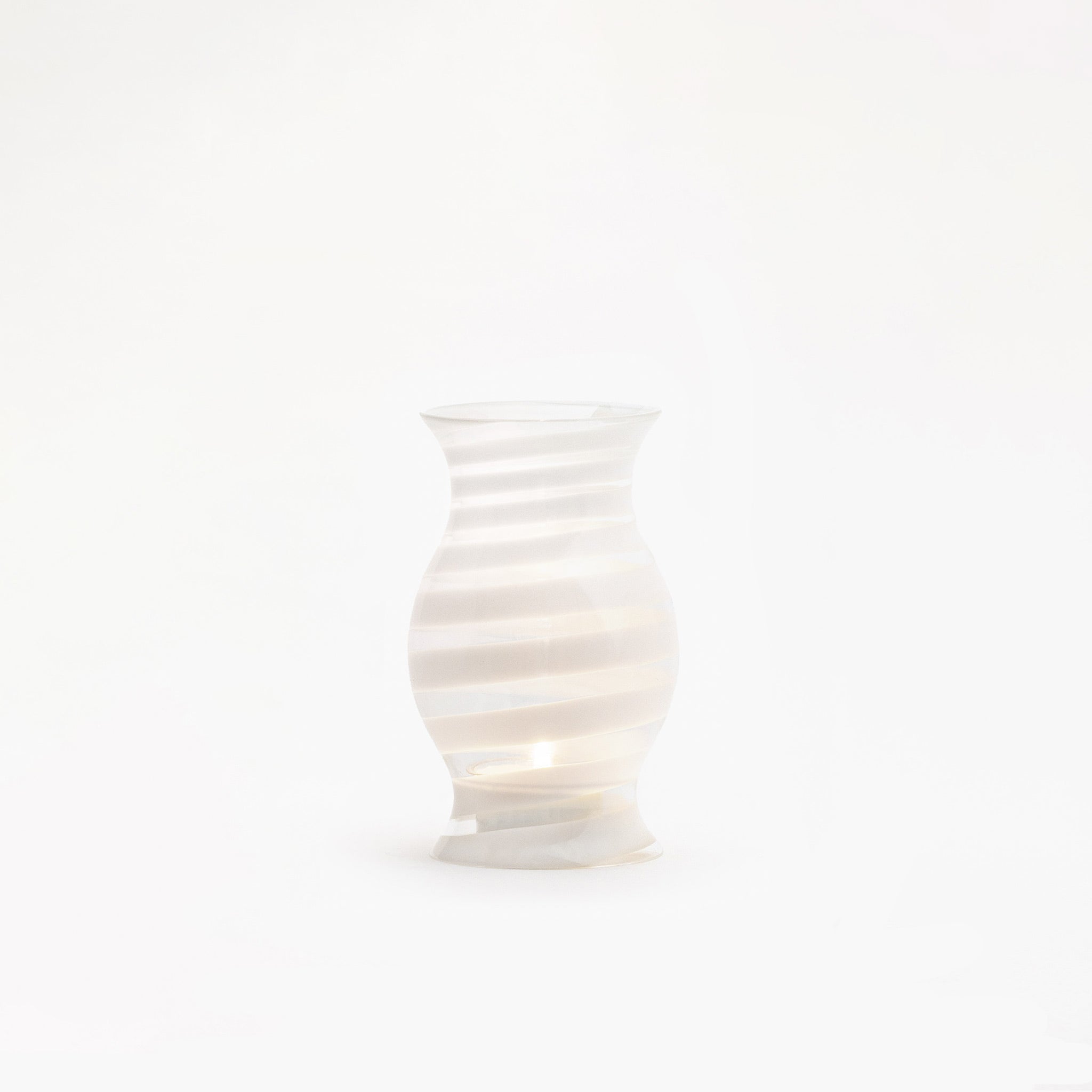 YALI A NASTRO CANDLE COVER WHITE