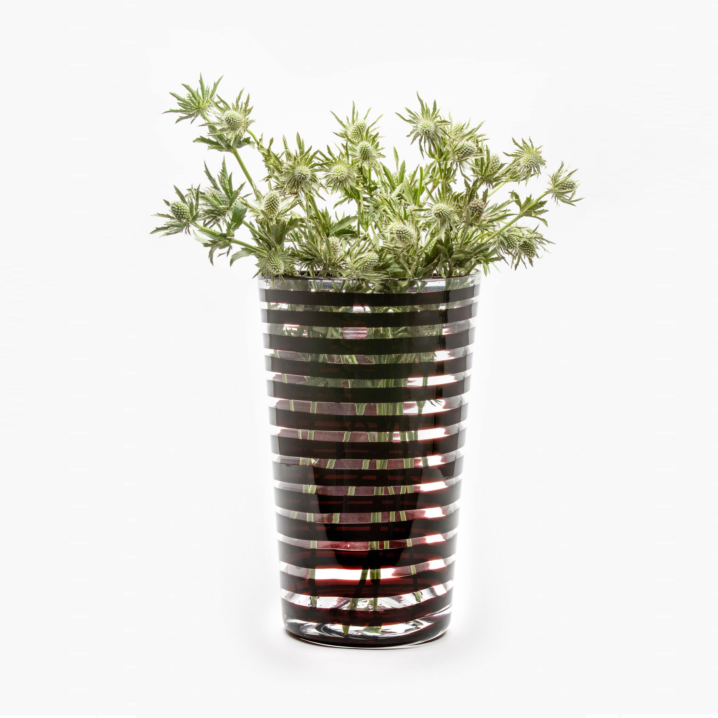 YALI A NASTRO VASE BLACK