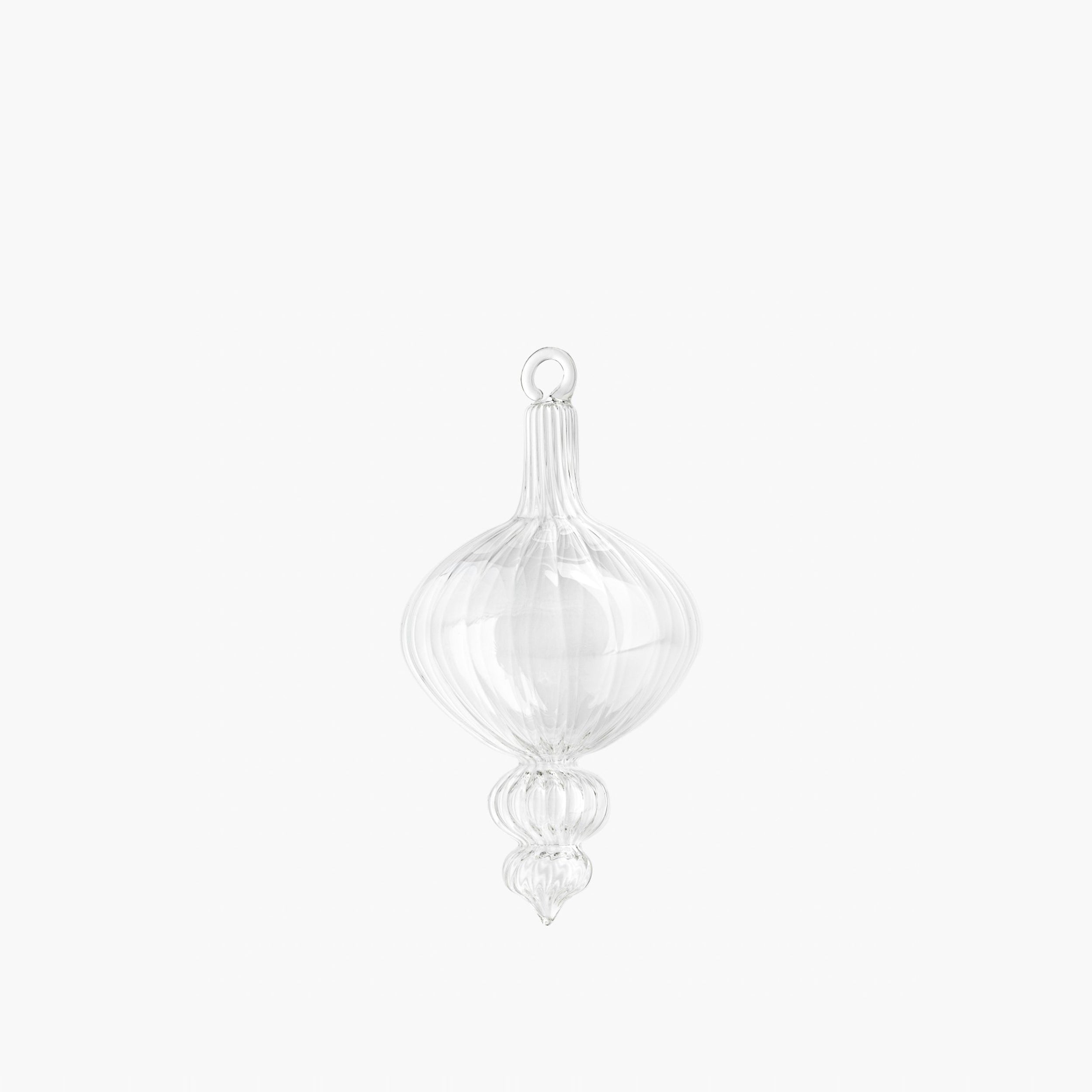 YALI CIPOLLA BAUBLE CLEAR RIBBED 1