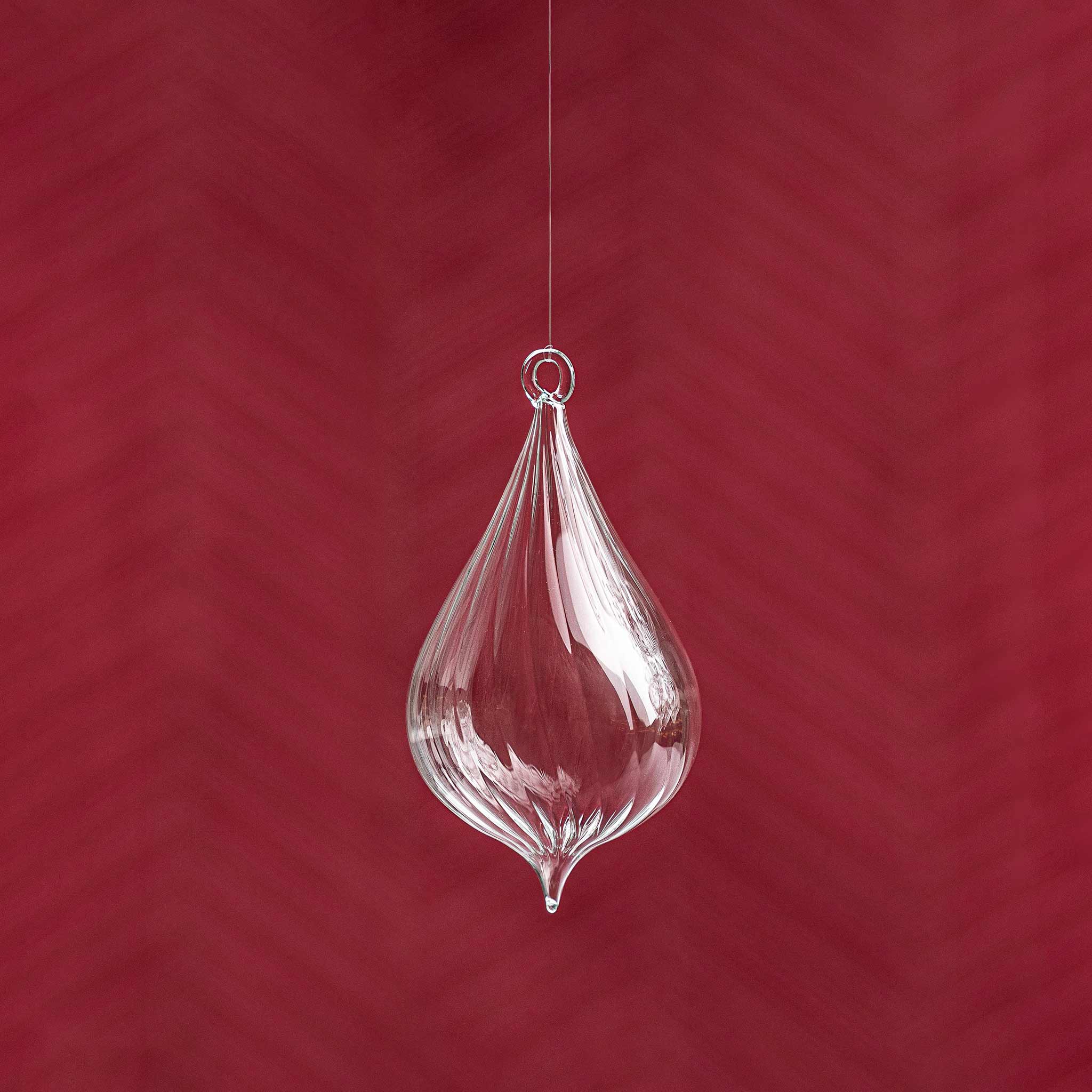 YALI CIPOLLA BAUBLE CLEAR RIBBED 4