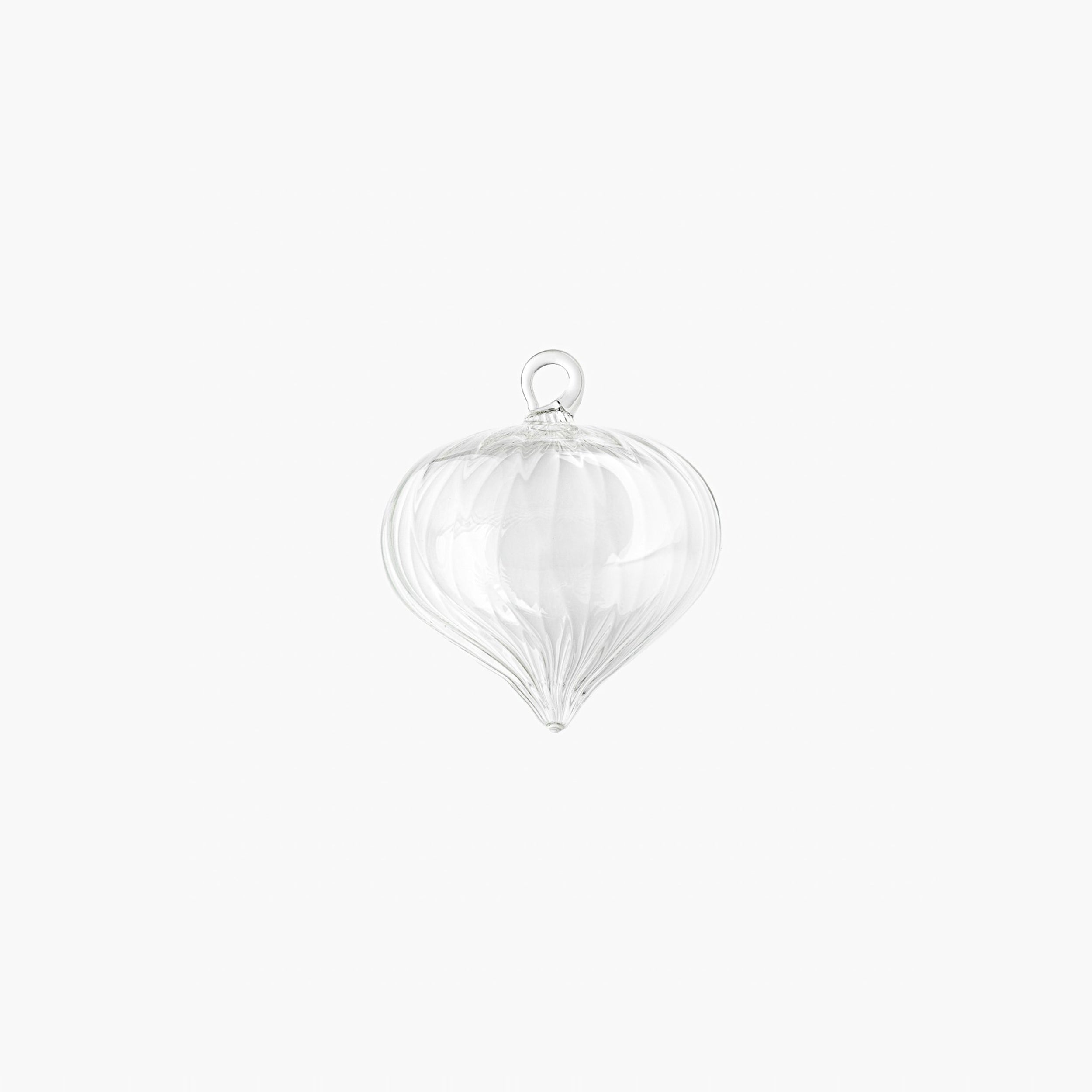 YALI CIPOLLA BAUBLE CLEAR RIBBED 5