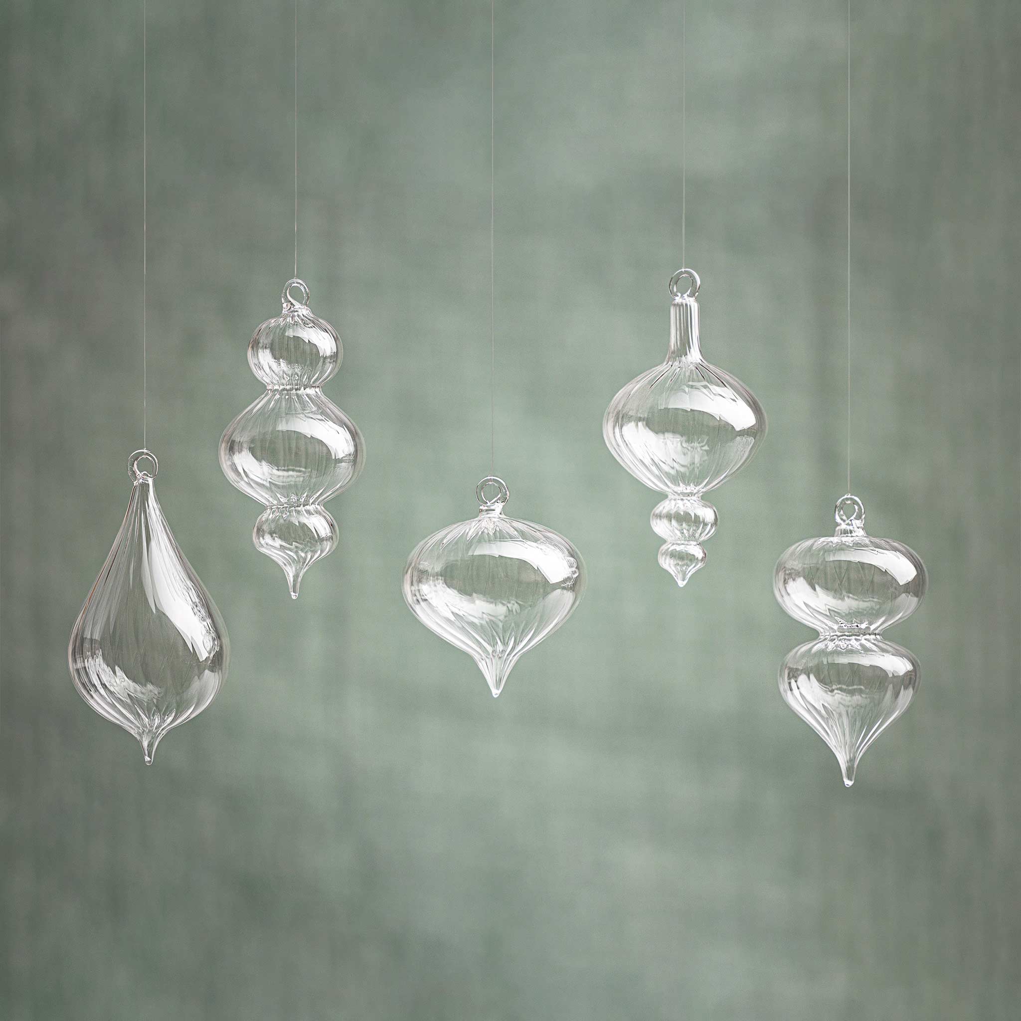 YALI CIPOLLA BAUBLE CLEAR RIBBED 3