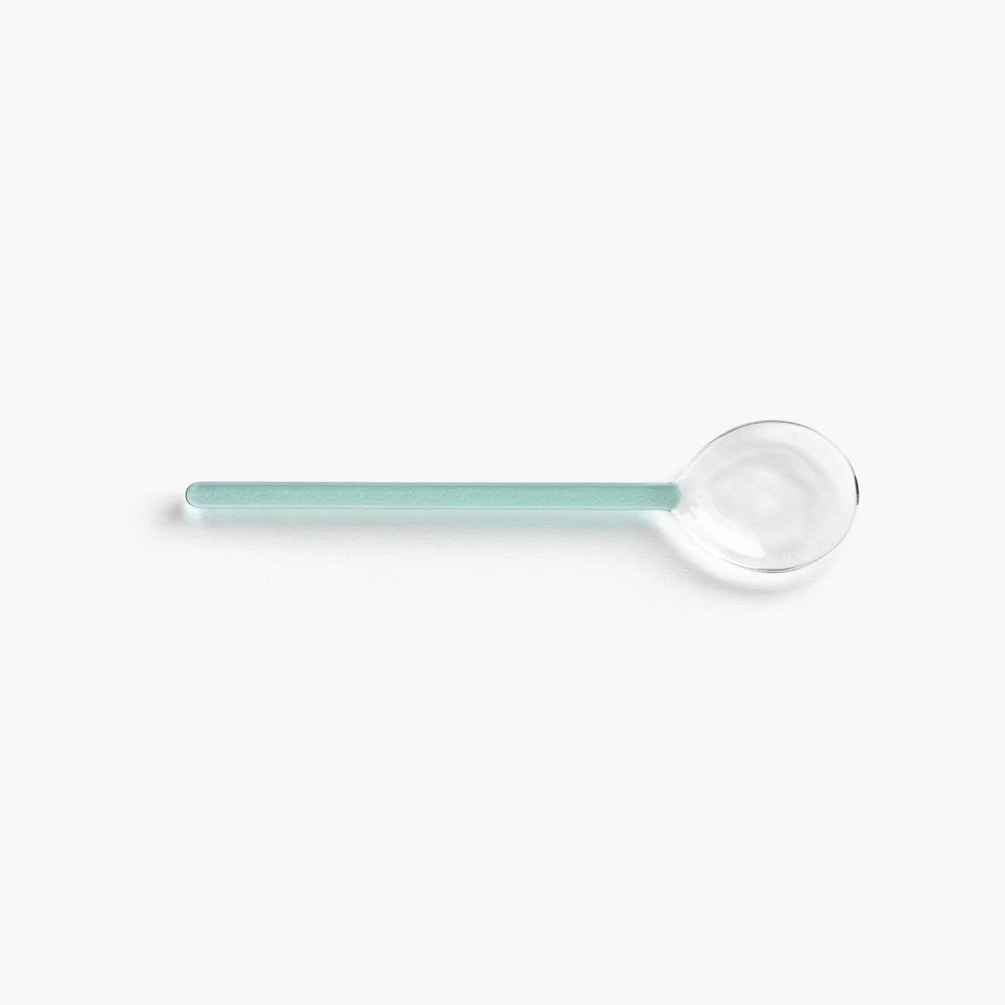 YALI FINE GELATO SPOONS SET OF SIX GREEN GREY