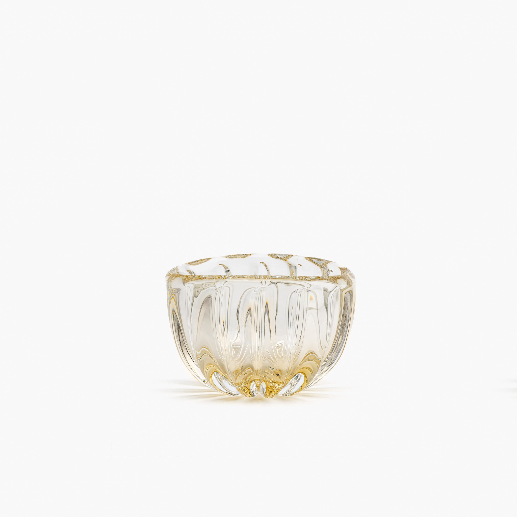 YALI FIORI BOWL VASE LIGHT FUME