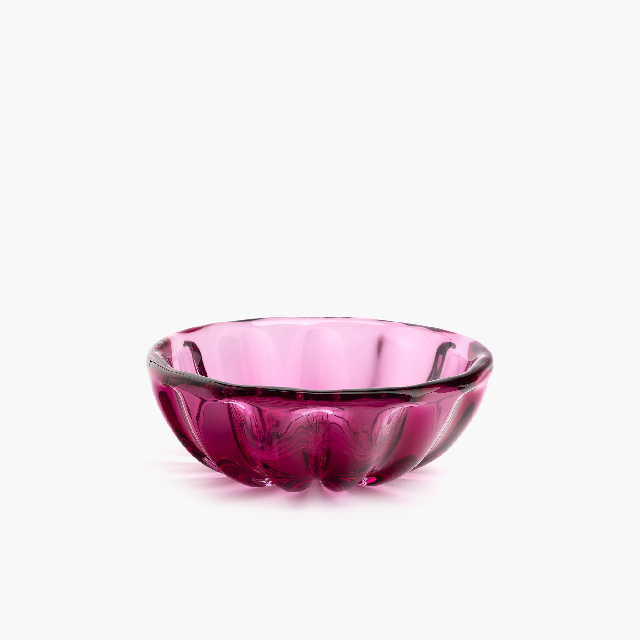 YALI FIORI ROUND BOWL RUBINO