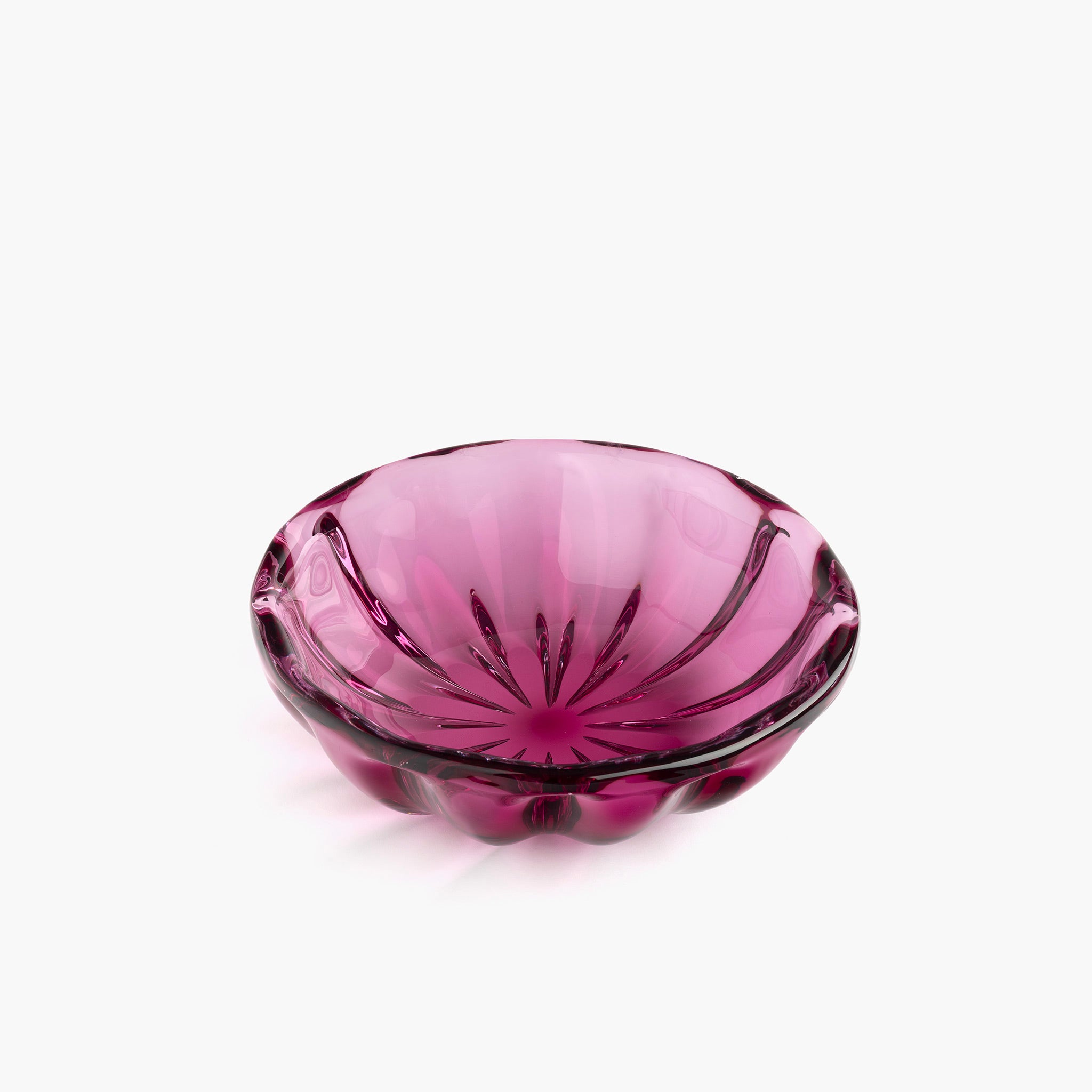 YALI FIORI ROUND BOWL RUBINO