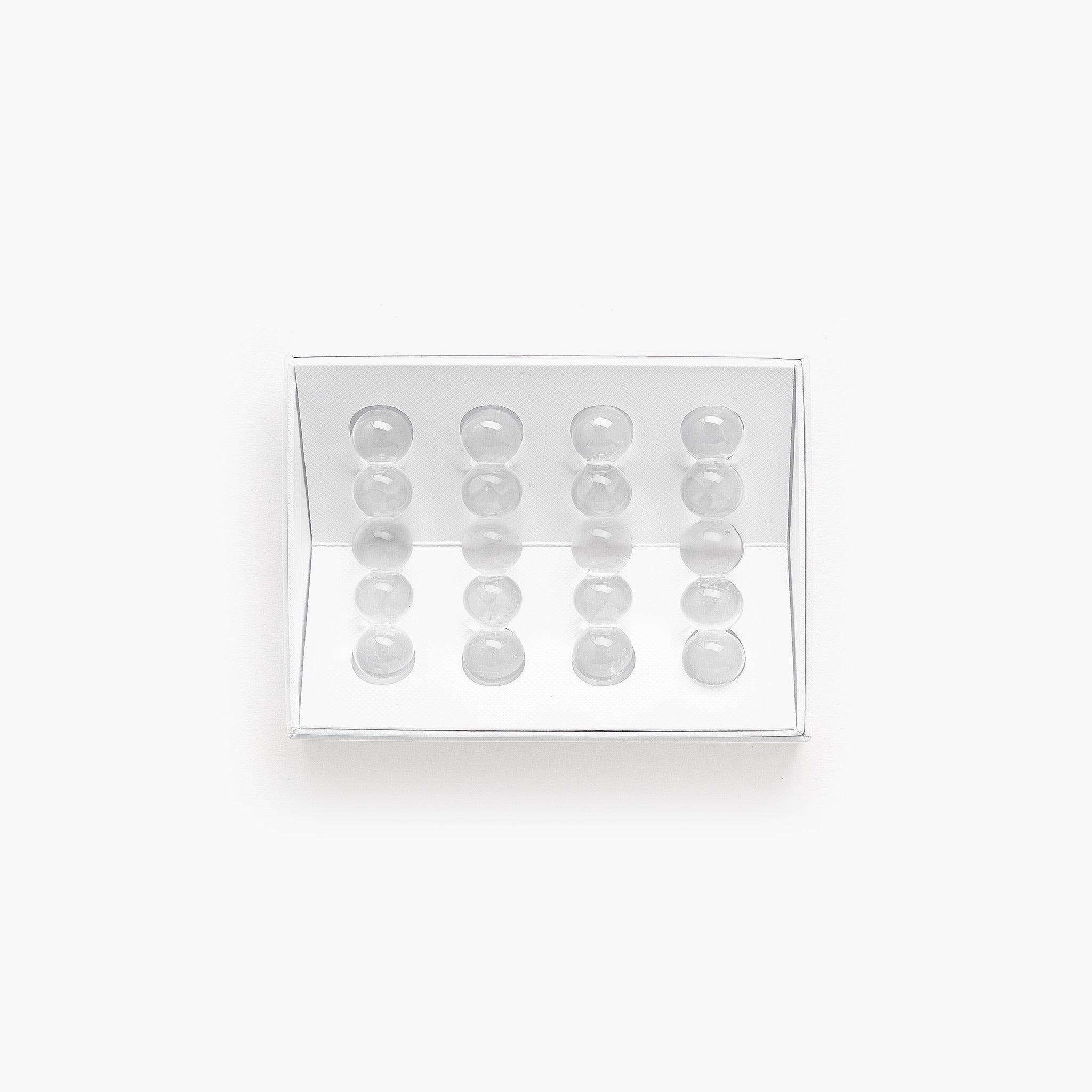 YALI FORTUNA CUTLERY REST SET OF FOUR CLEAR