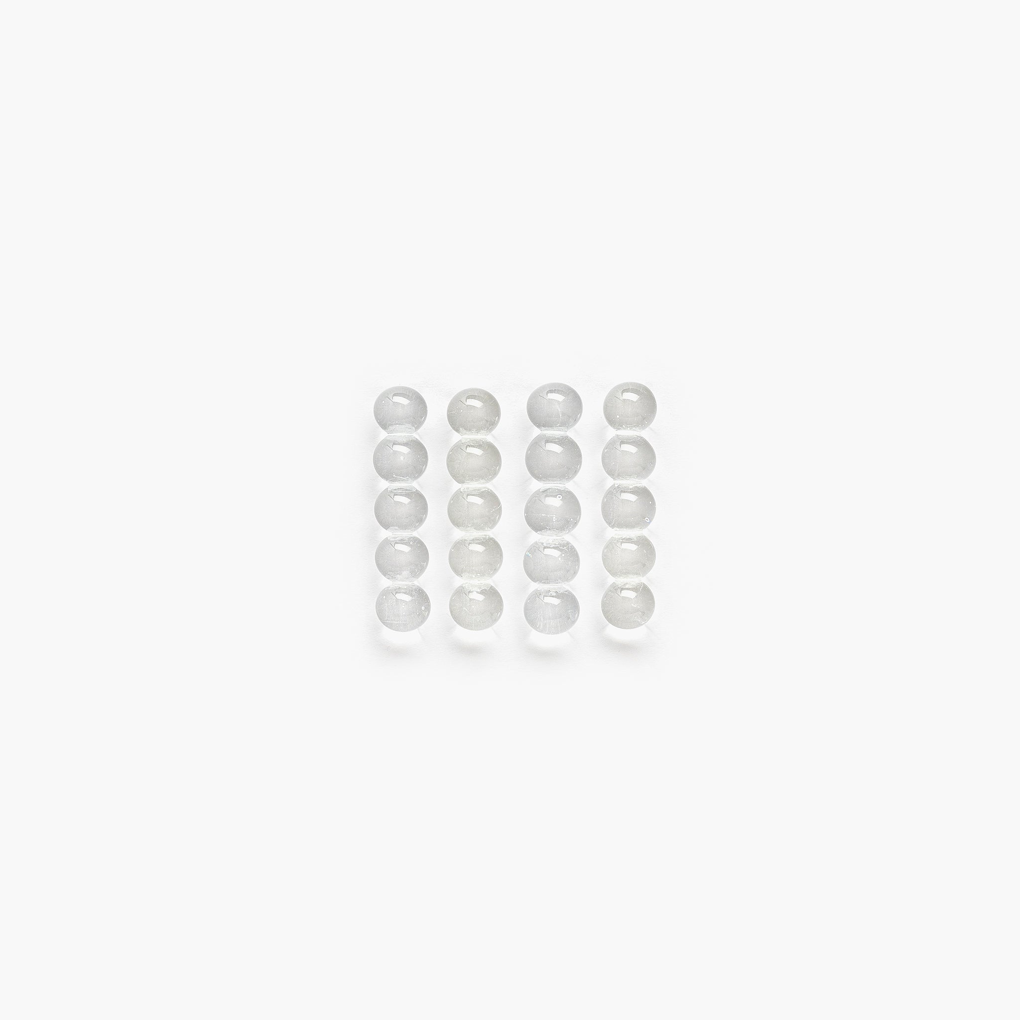 YALI FORTUNA CUTLERY REST SET OF FOUR CLEAR