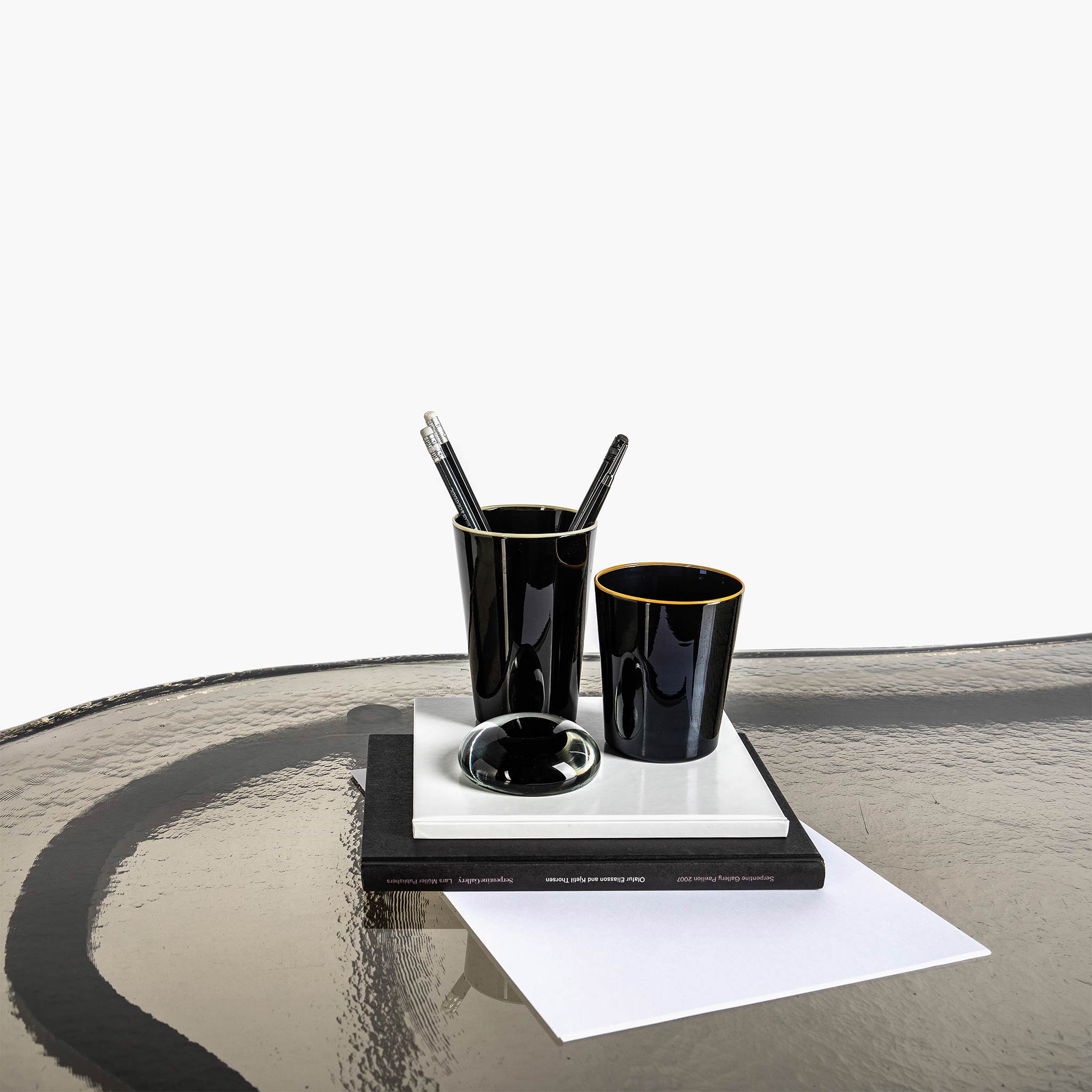 YALI ISOLA HIGH TABLE BLACK GREY