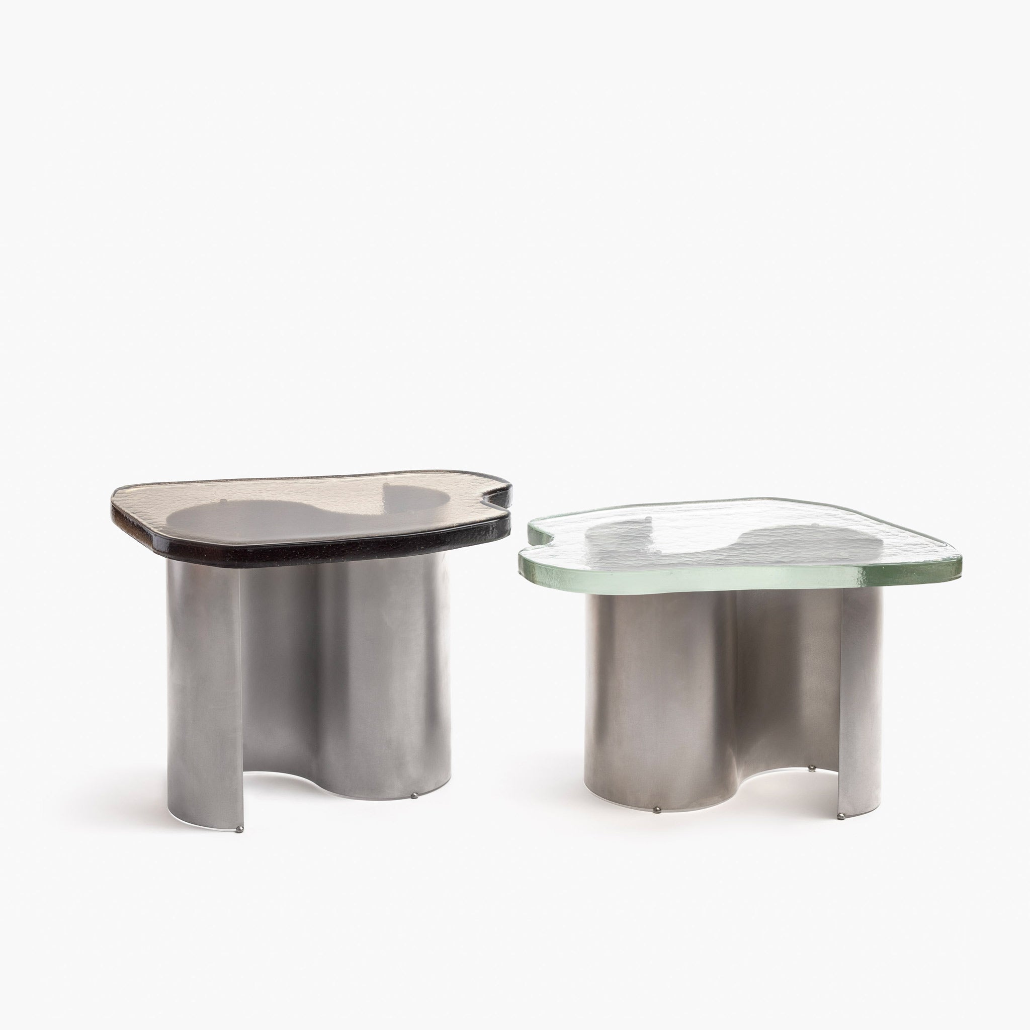 YALI KATI TABLE STEINLESS STEEL GREY