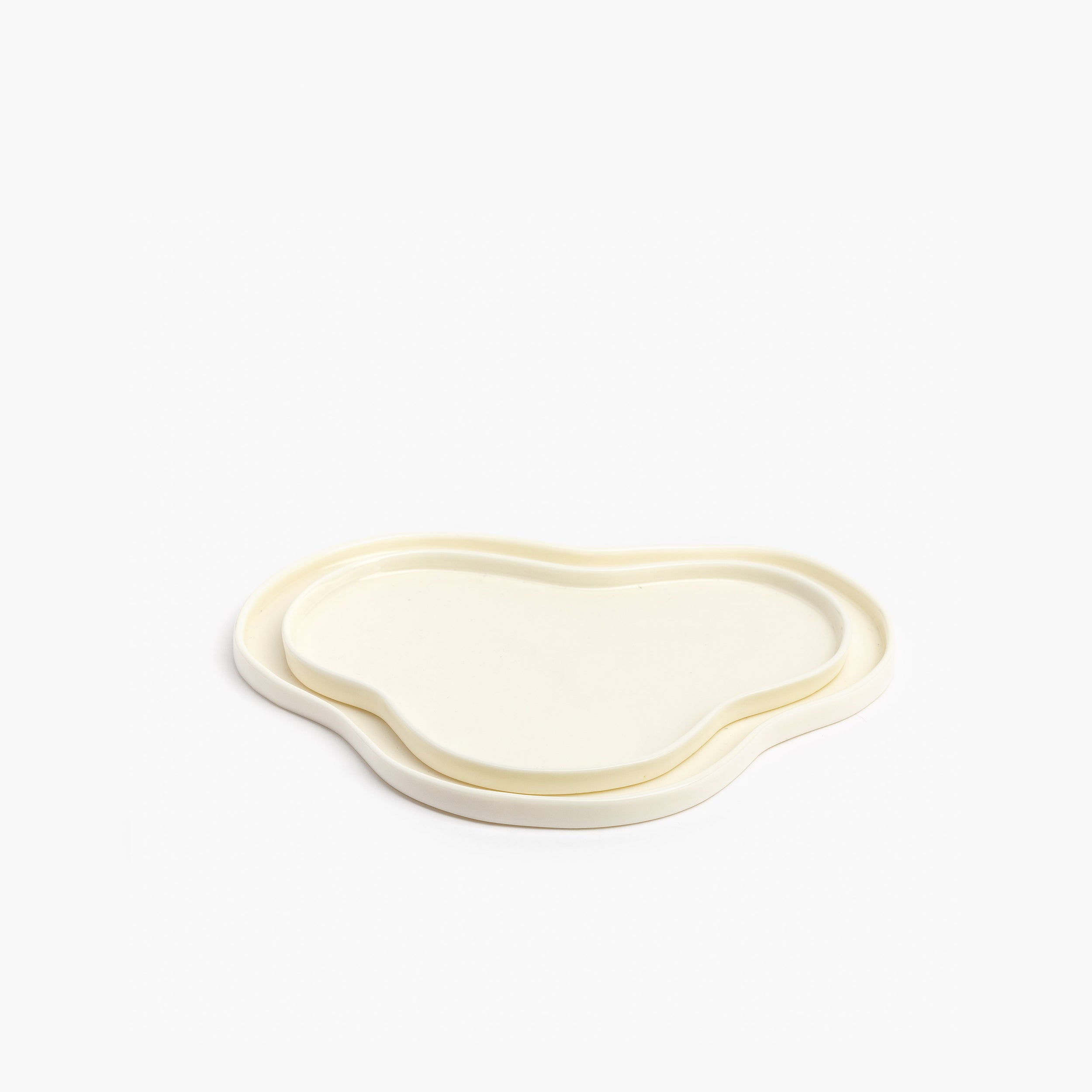 YALI LAGO PORCELAIN TRAY OFF WHITE