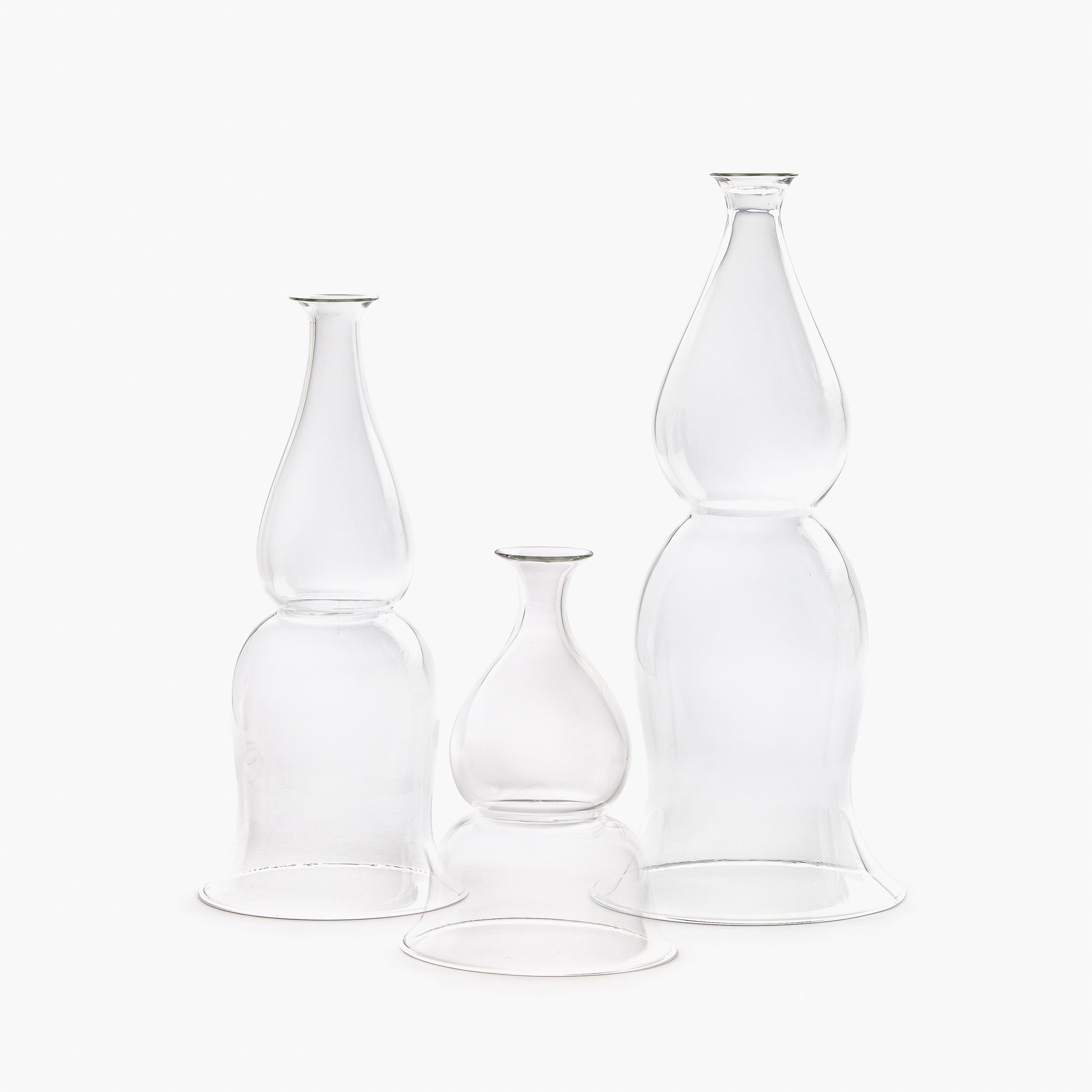 YALI LUCIA CANDLE HOLDERS CLEAR