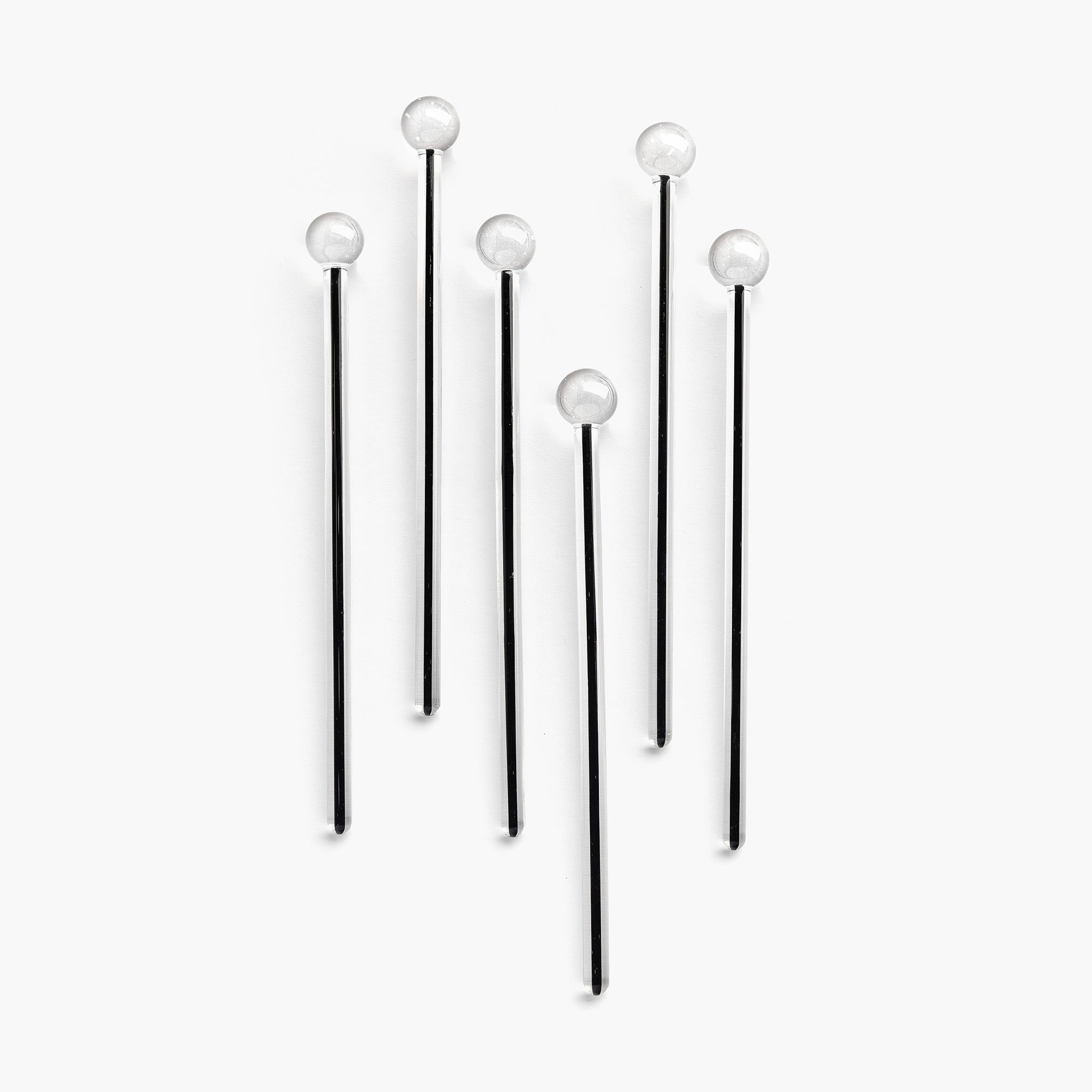 YALI MANHATTAN COCKTAIL STIRRERS BLACK