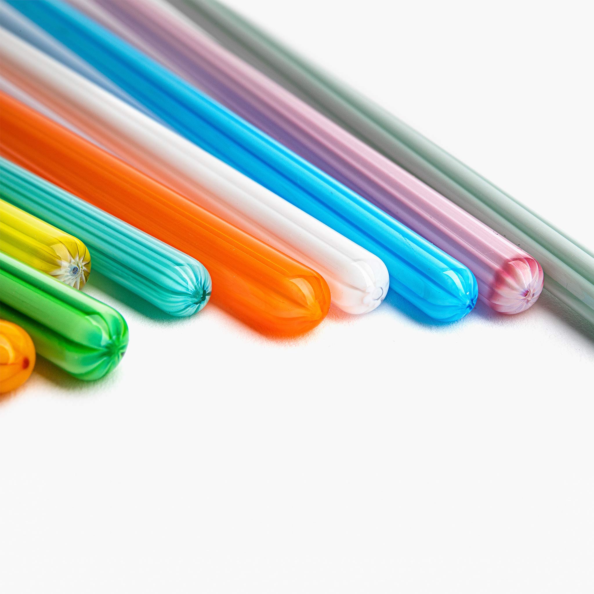 YALI PRIMAVERA COCKTAIL STIRRERS SET OF EIGHT