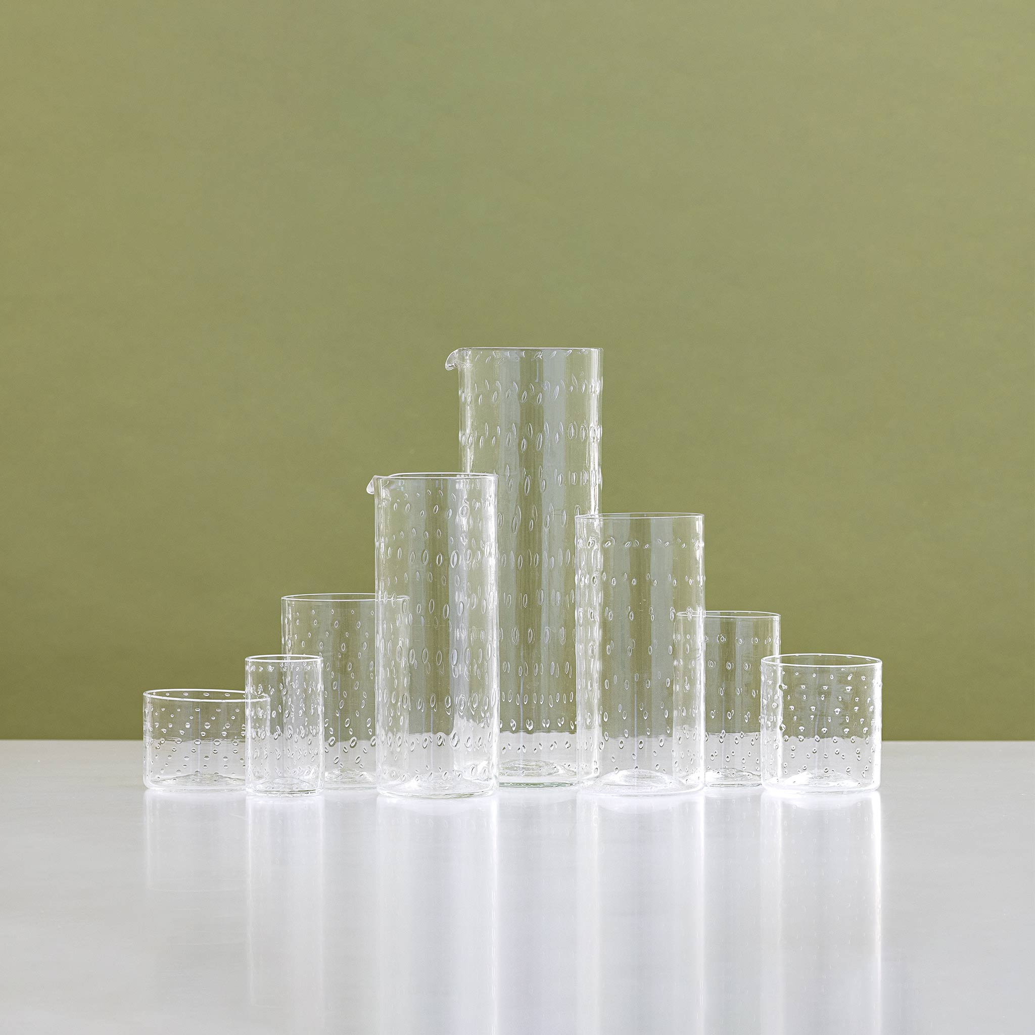 YALI RAIN TUMBLER CLEAR