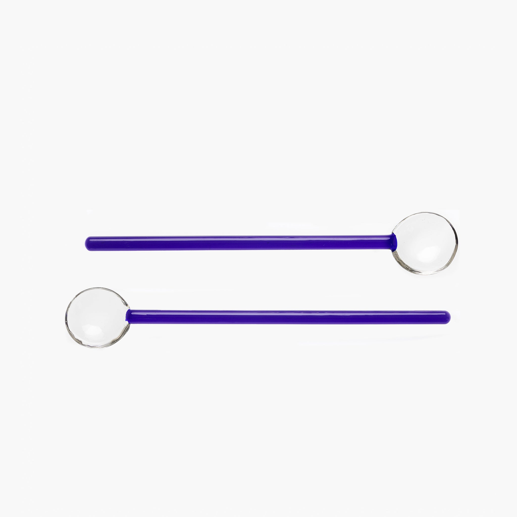 YALI SALAD SERVERS COBALT BLUE