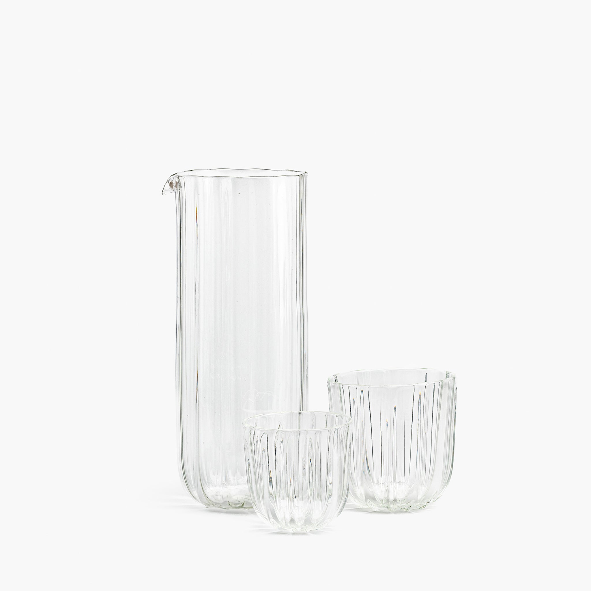YALI WAVE CARAFE 1L CLEAR