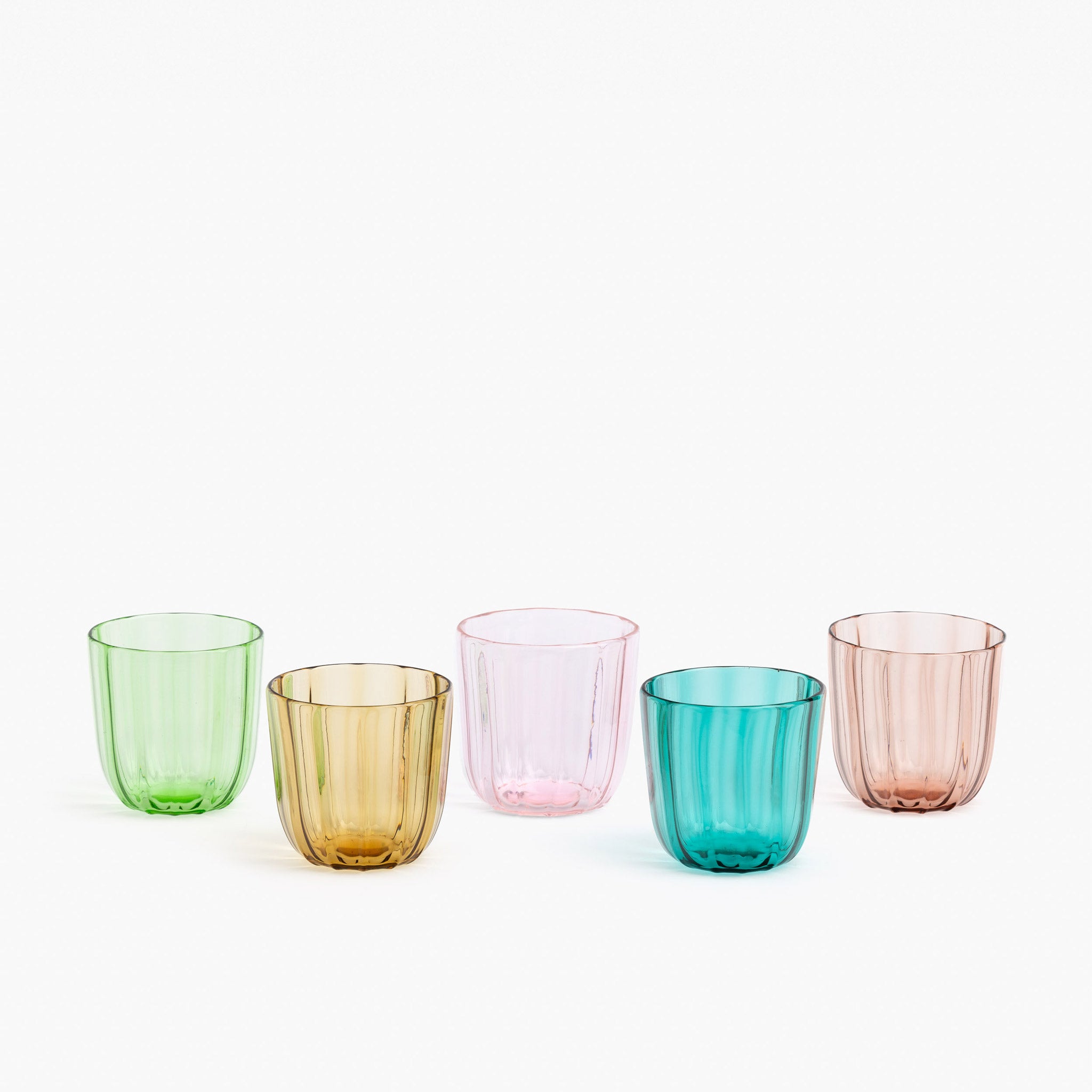 YALI WAVE GLASS ROSE PINK