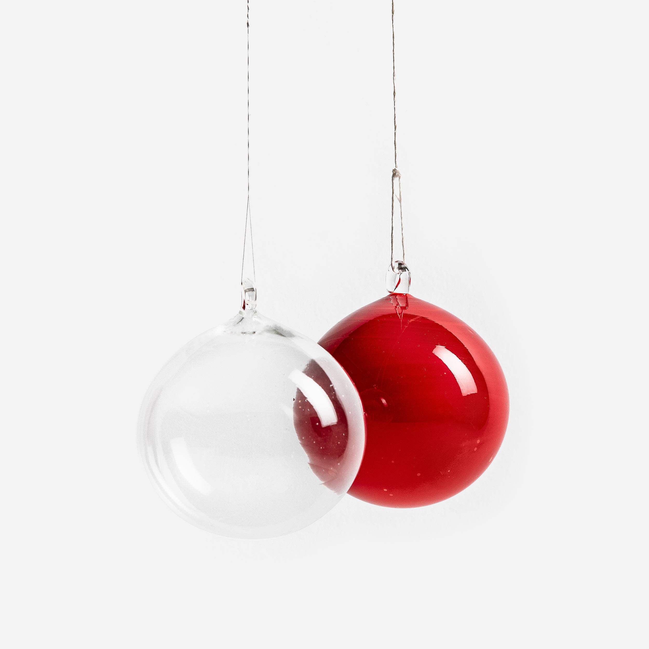 YALI XMAS BAUBLE TRANSPARENT CLEAR