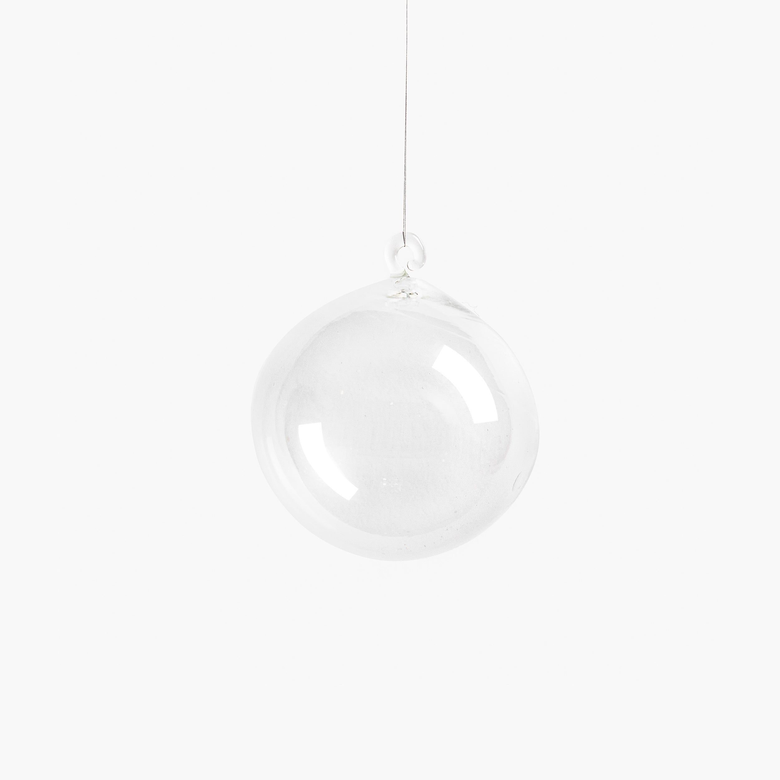 YALI XMAS BAUBLE TRANSPARENT CLEAR