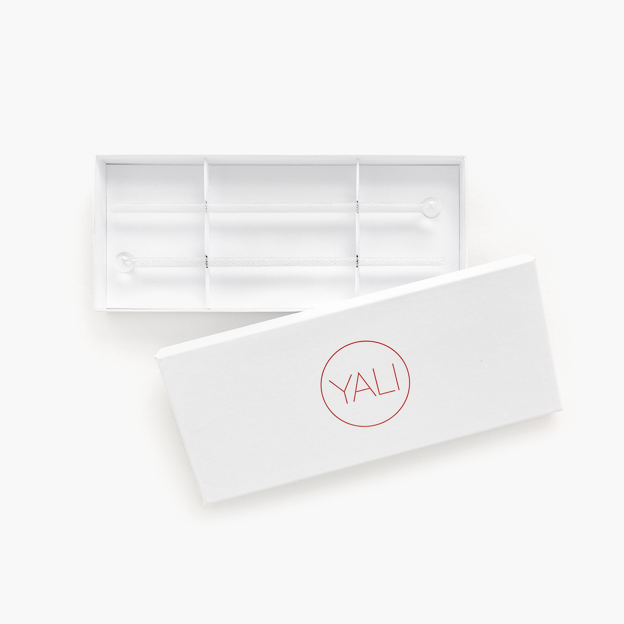 YALI ZANFIRICO DRINK STIRRERS WHITE SET OF TWO