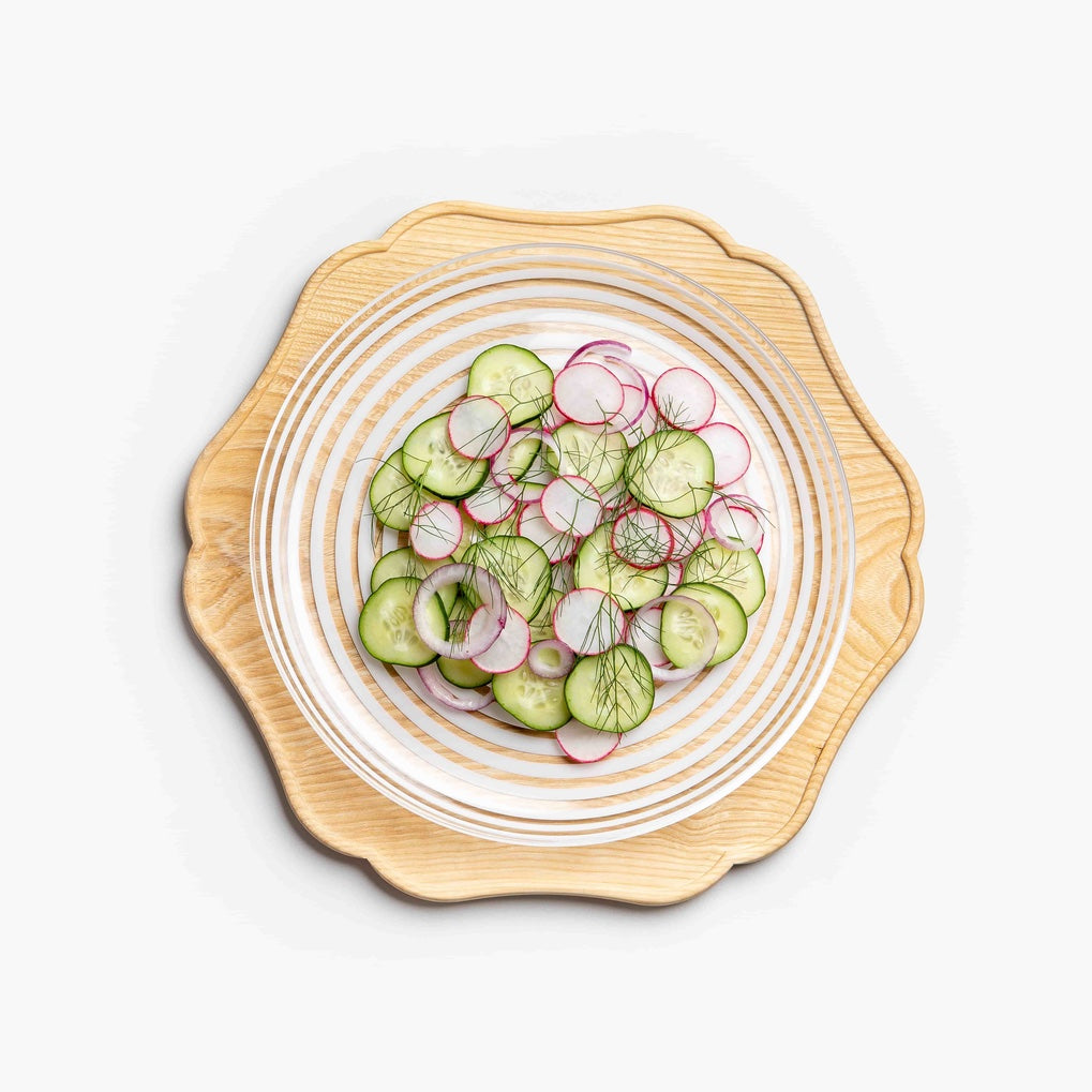 YALI A NASTRO PLATE WHITE