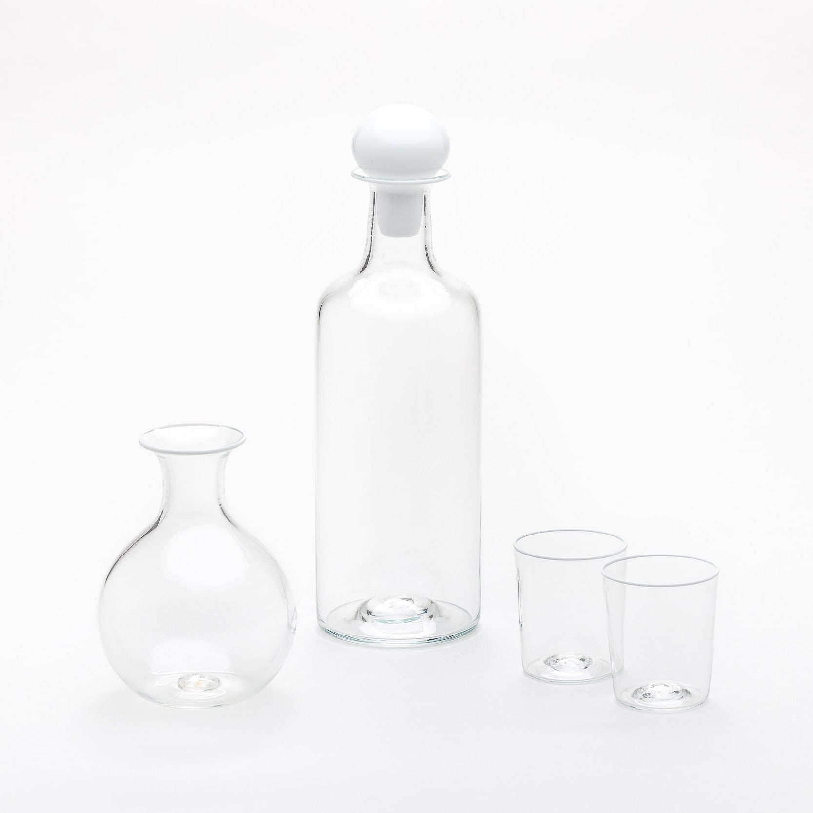 YALI CRISTALLO A BORDO DECANTER WHITE