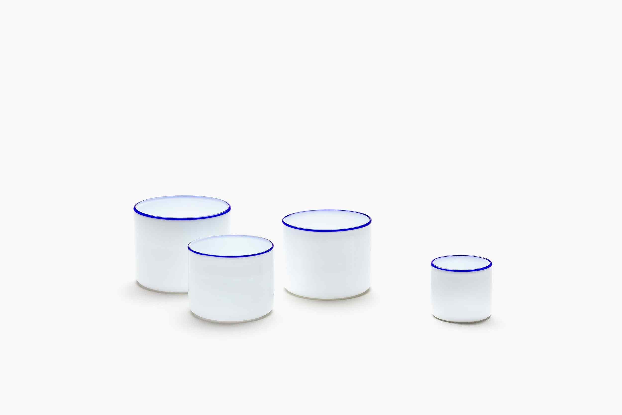 YALI LATTIMO A BORDO MINI CUP BLUE