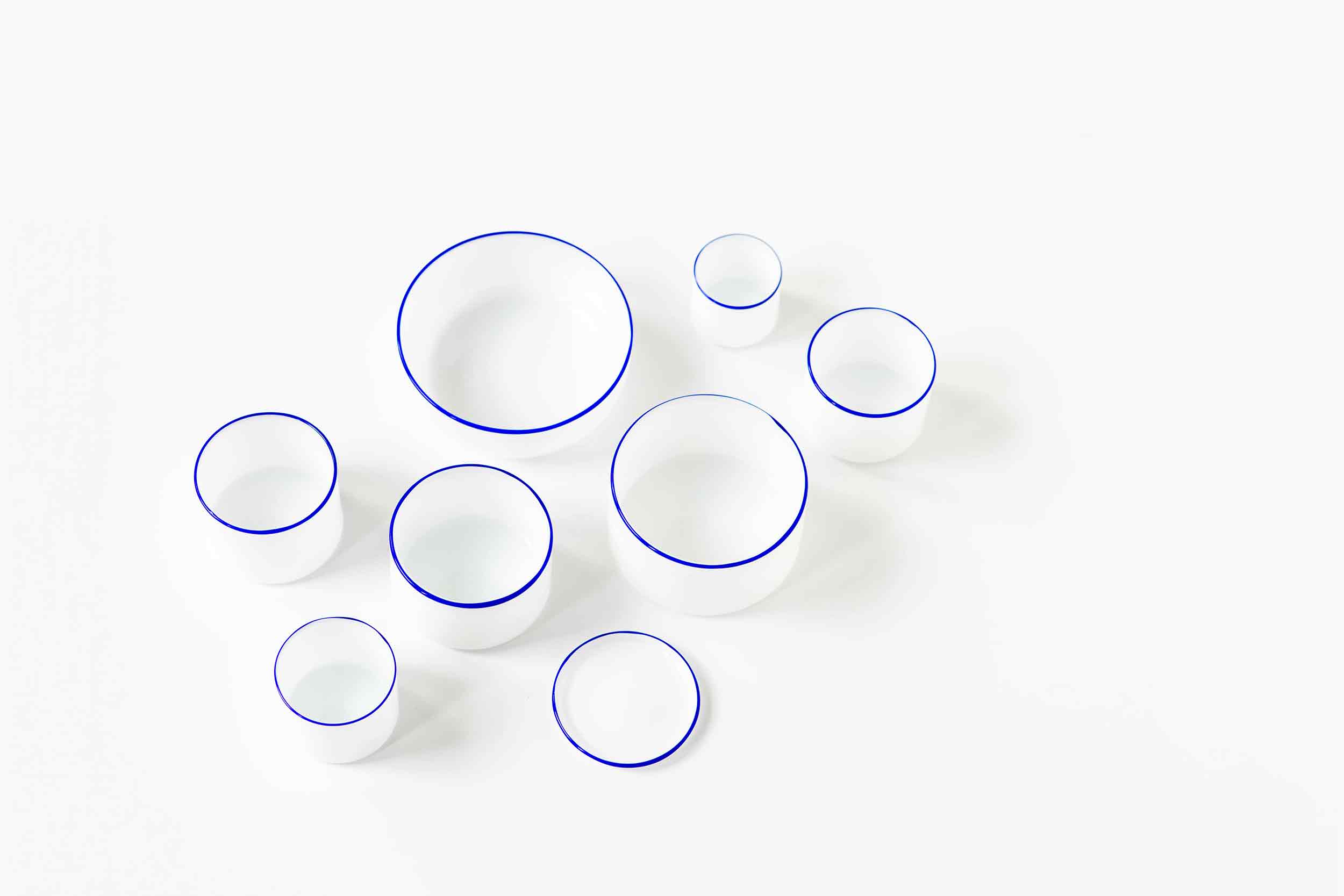 YALI LATTIMO A BORDO MINI CUP BLUE