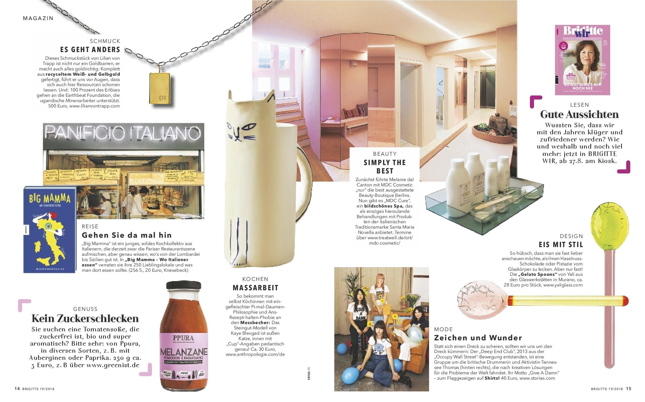 BRIGITTE MAGAZINE, GERMANY, SEPTEMBER 2018