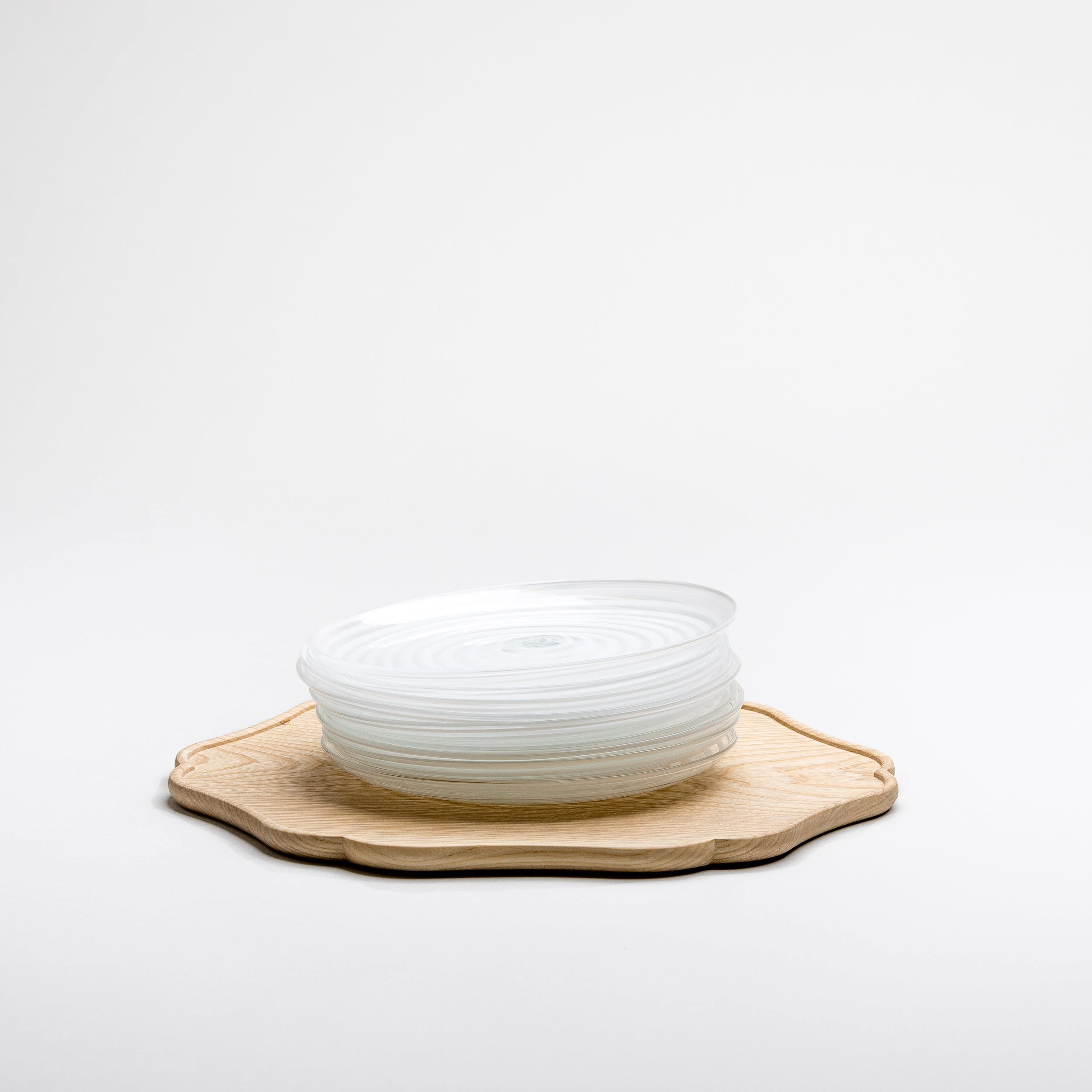 YALI A NASTRO SIDE PLATE WHITE