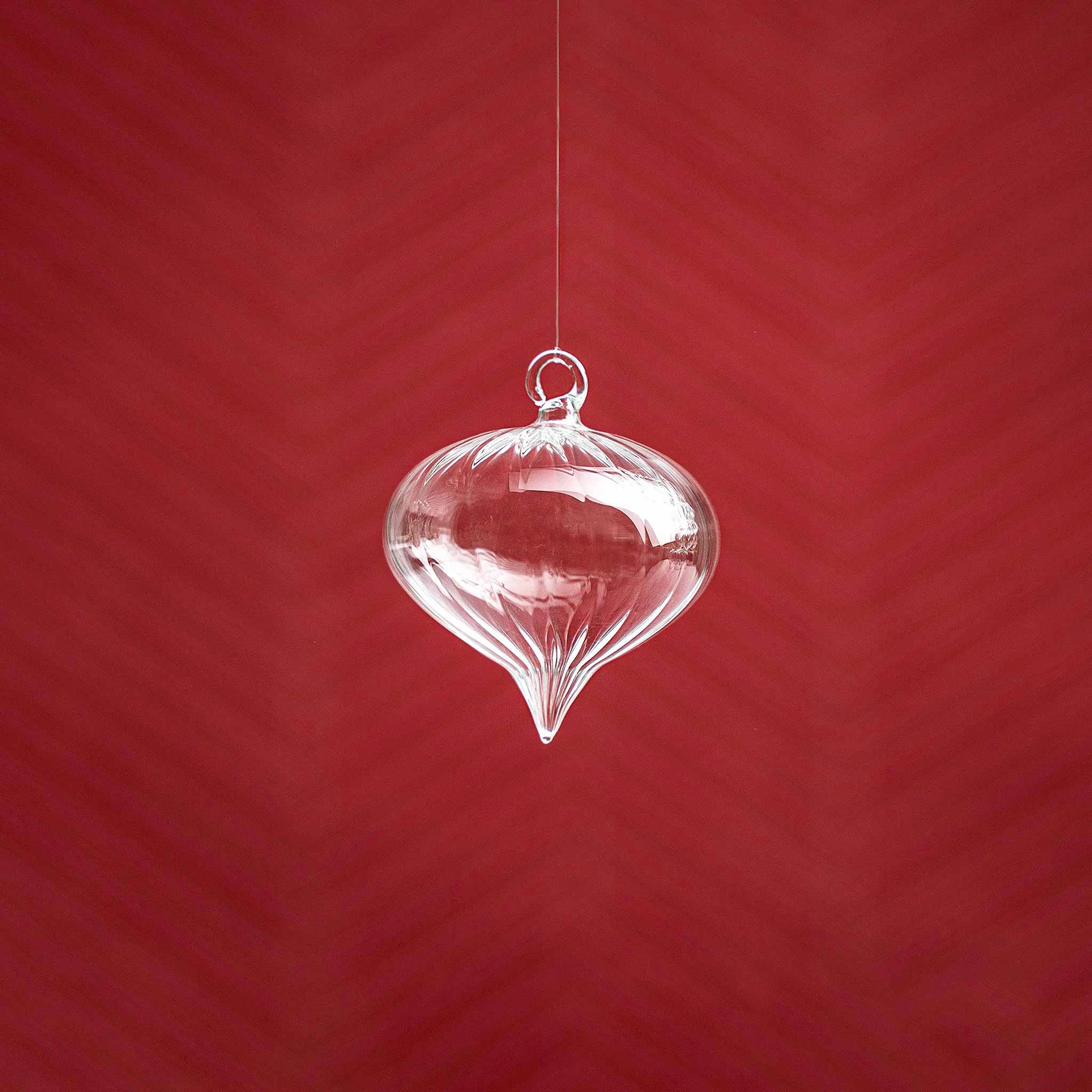 YALI CIPOLLA BAUBLE CLEAR RIBBED 5