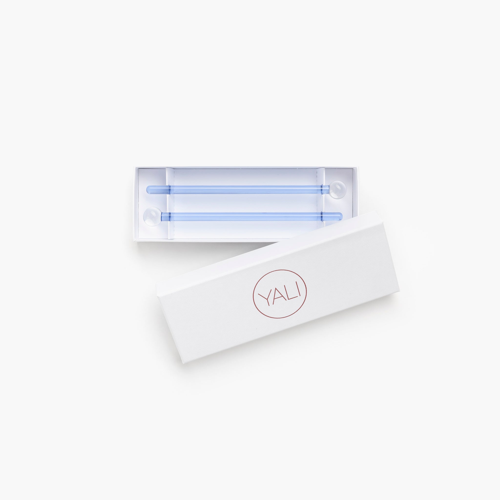 YALI CLASSIC COCKTAIL STIRRERS CLEAR SKY SET OF TWO