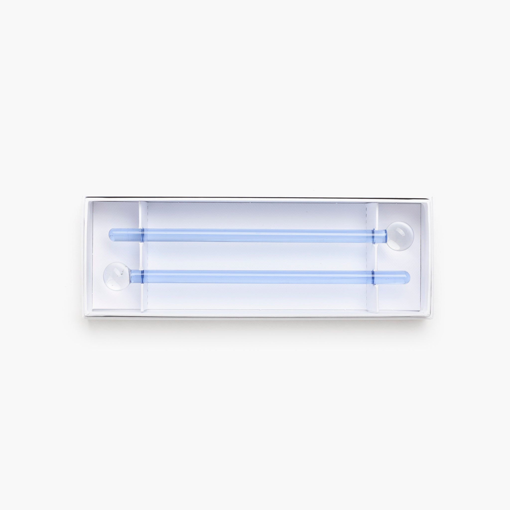 YALI CLASSIC COCKTAIL STIRRERS CLEAR SKY SET OF TWO