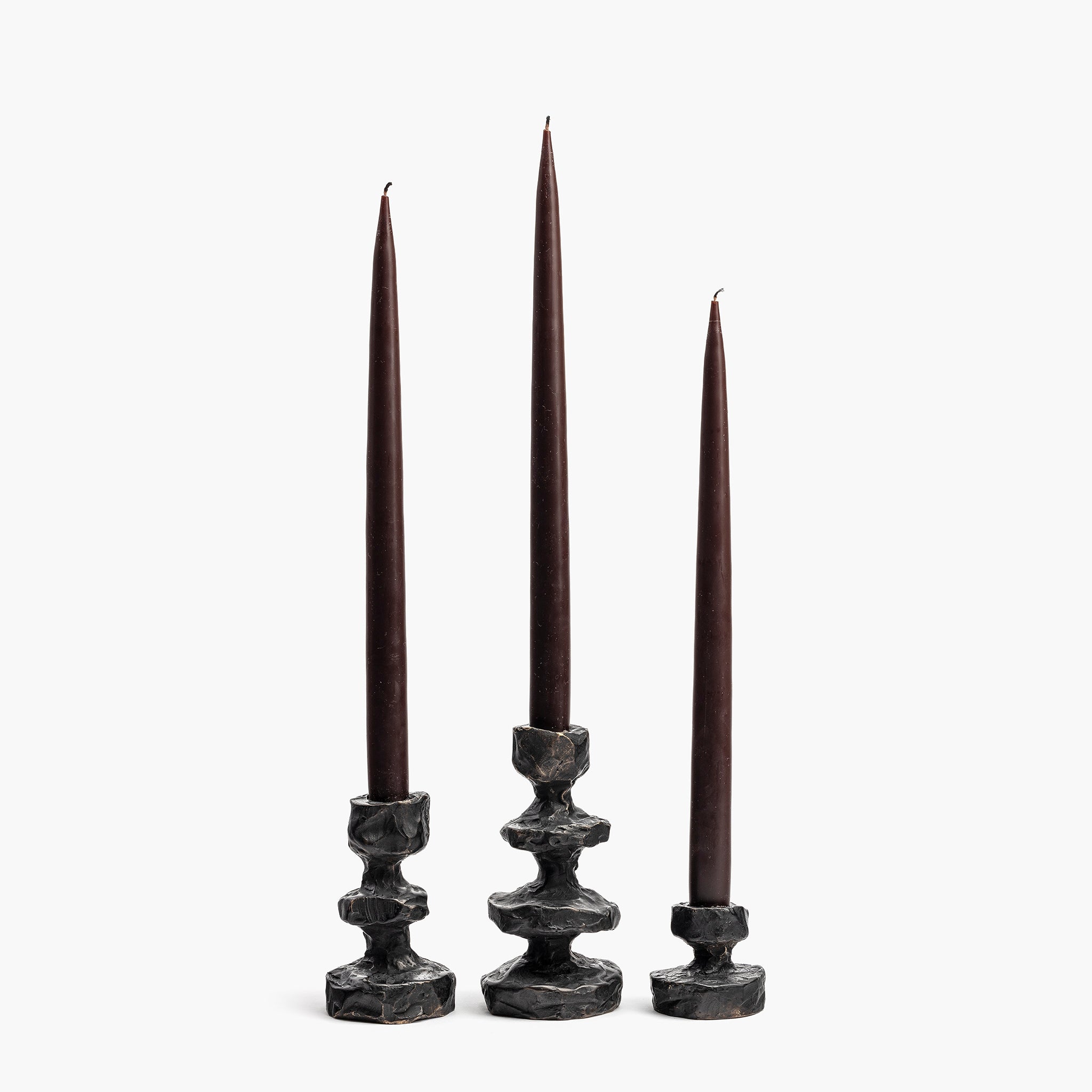YALI FAMILY CANDLE STICK BLACK SMALL 