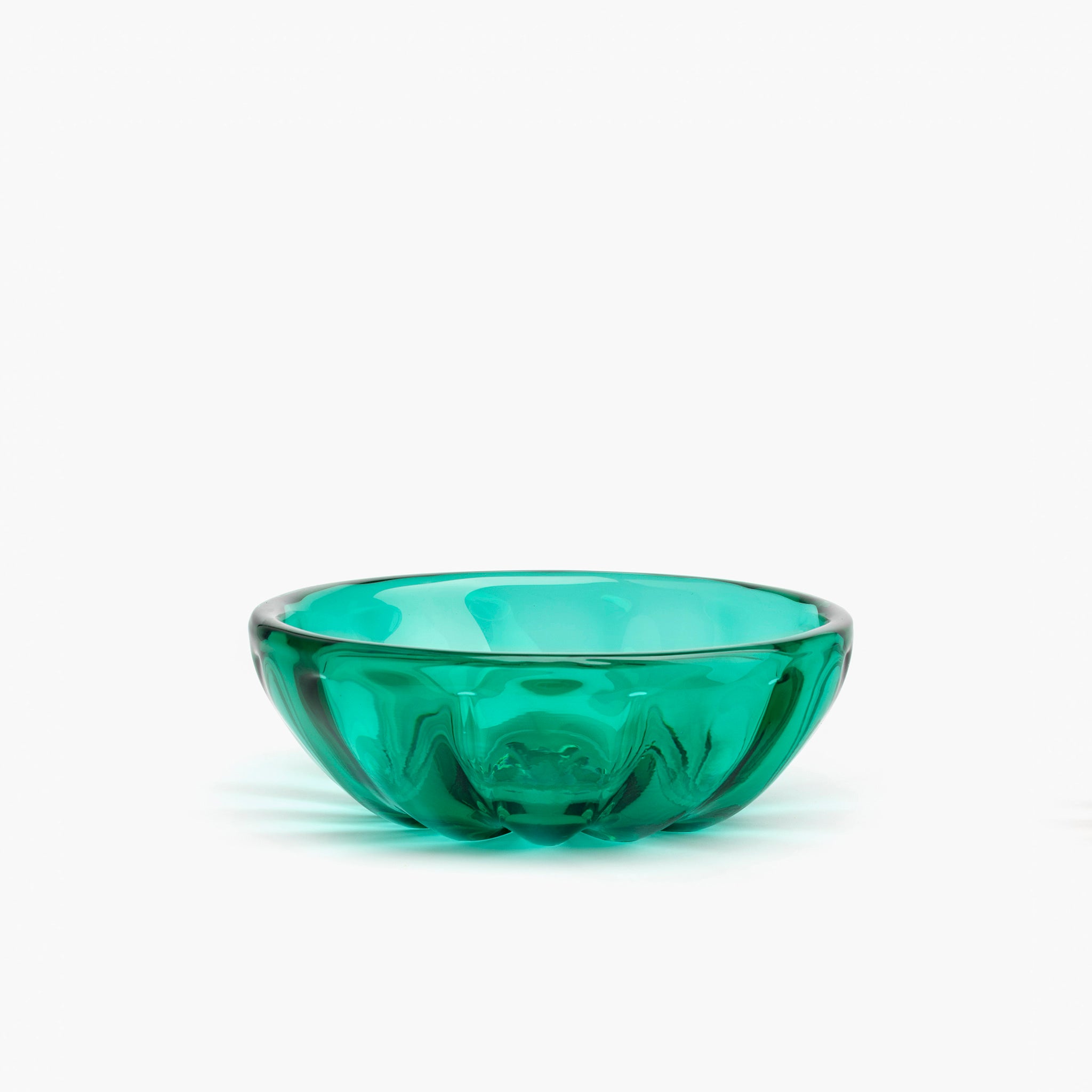 YALI FIORI ROUND BOWL EMERALD GREEN 
