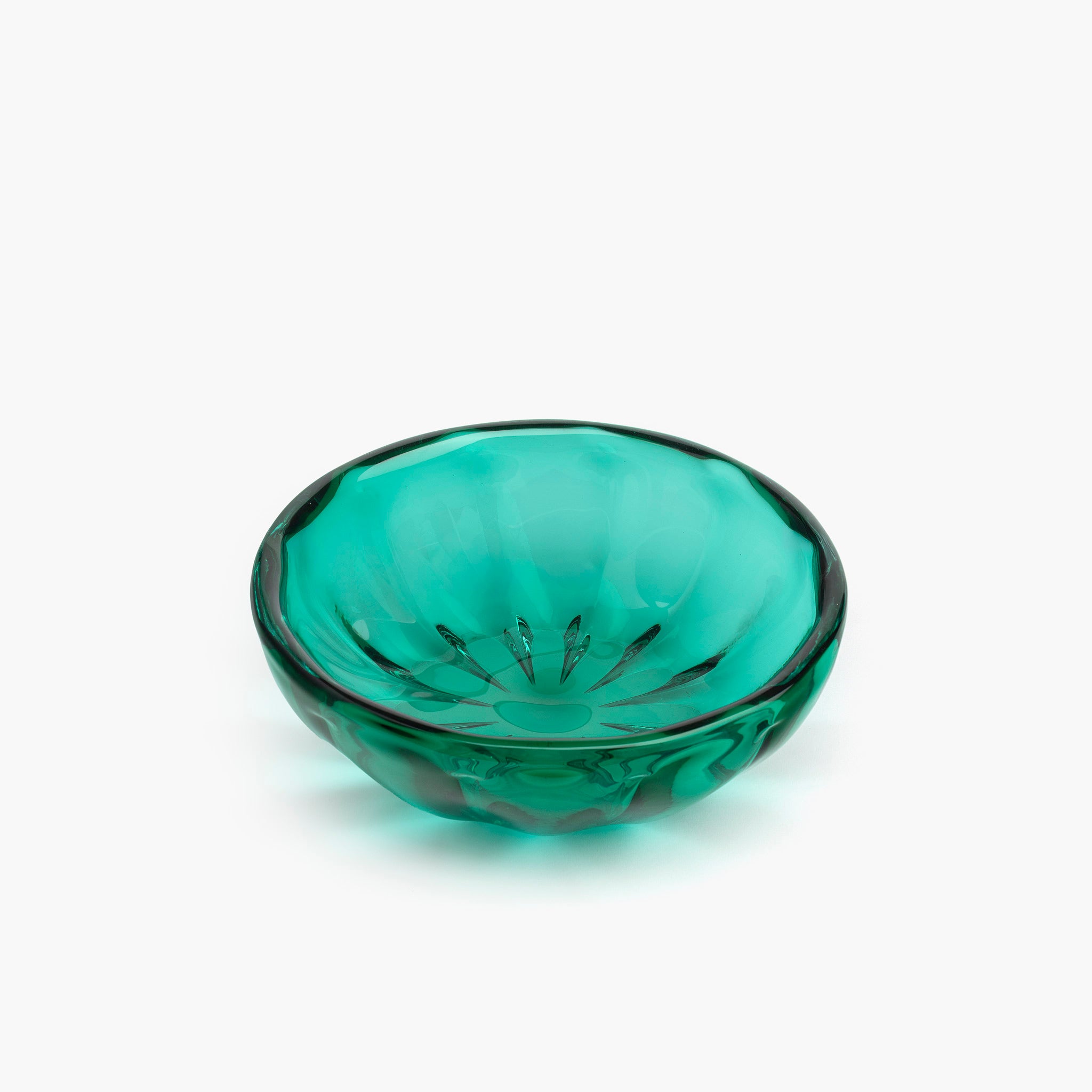 YALI FIORI ROUND BOWL EMERALD GREEN 
