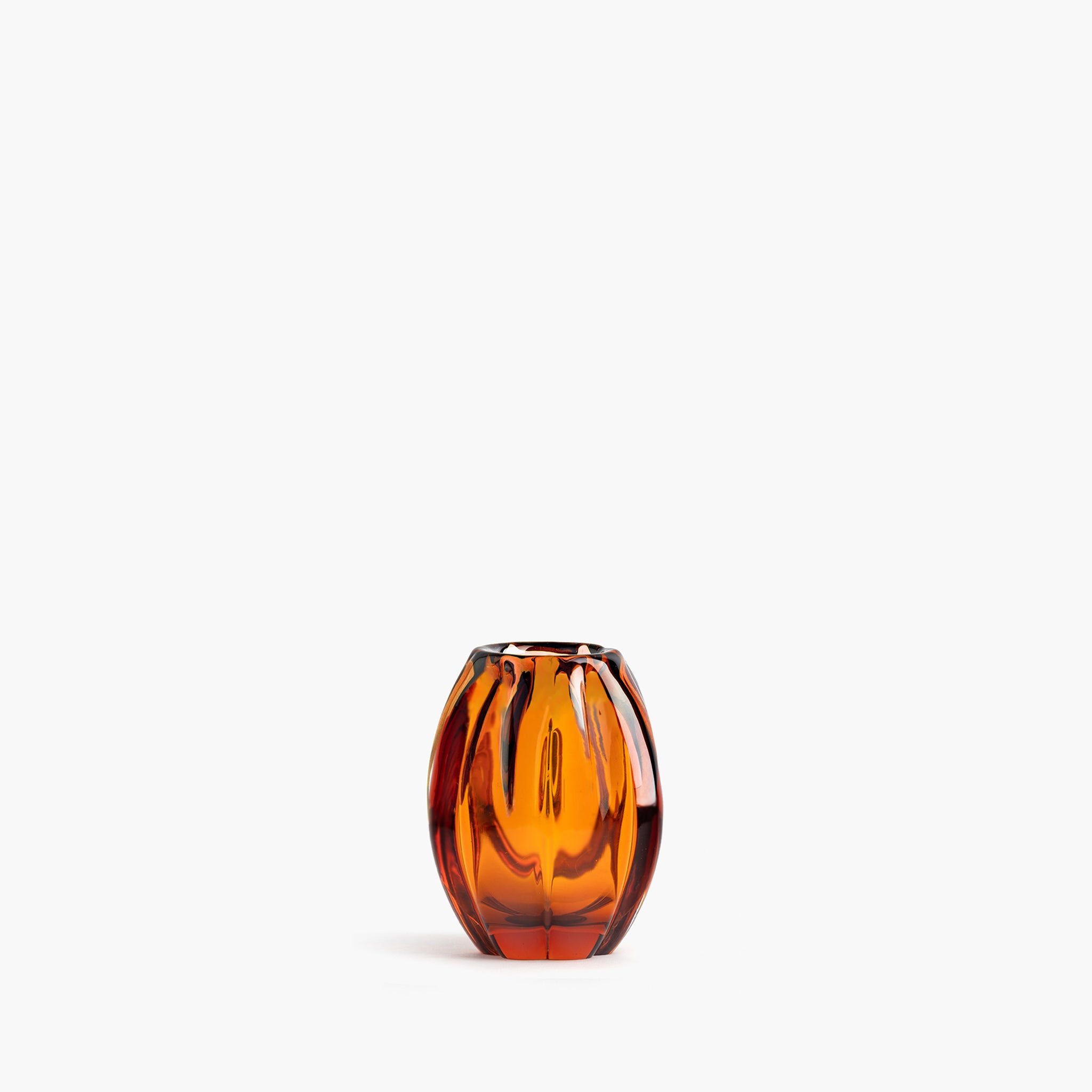 YALI FIORI UOVO VASE SMALL AMBER
