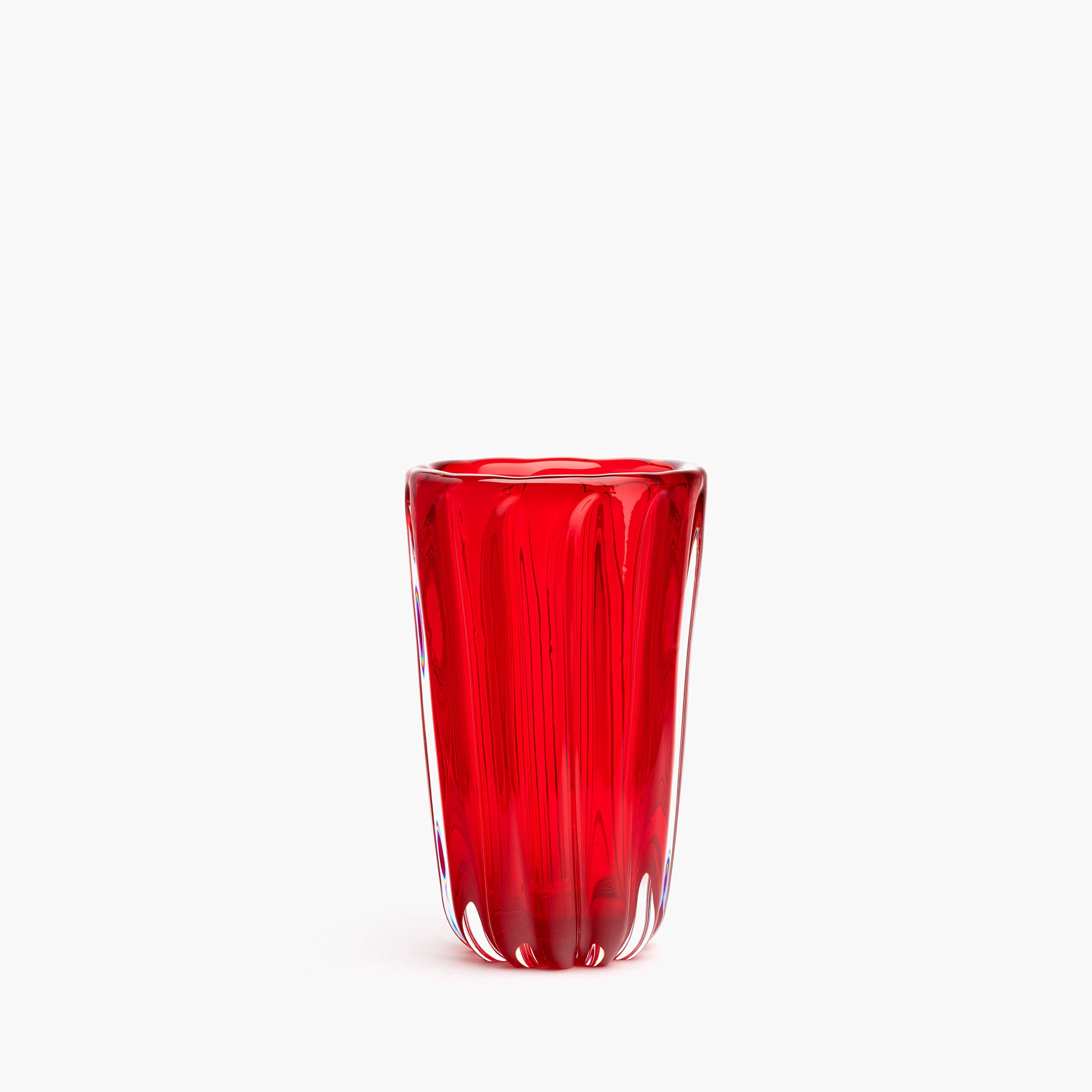 YALI FIORI VASE RED MEDIUM