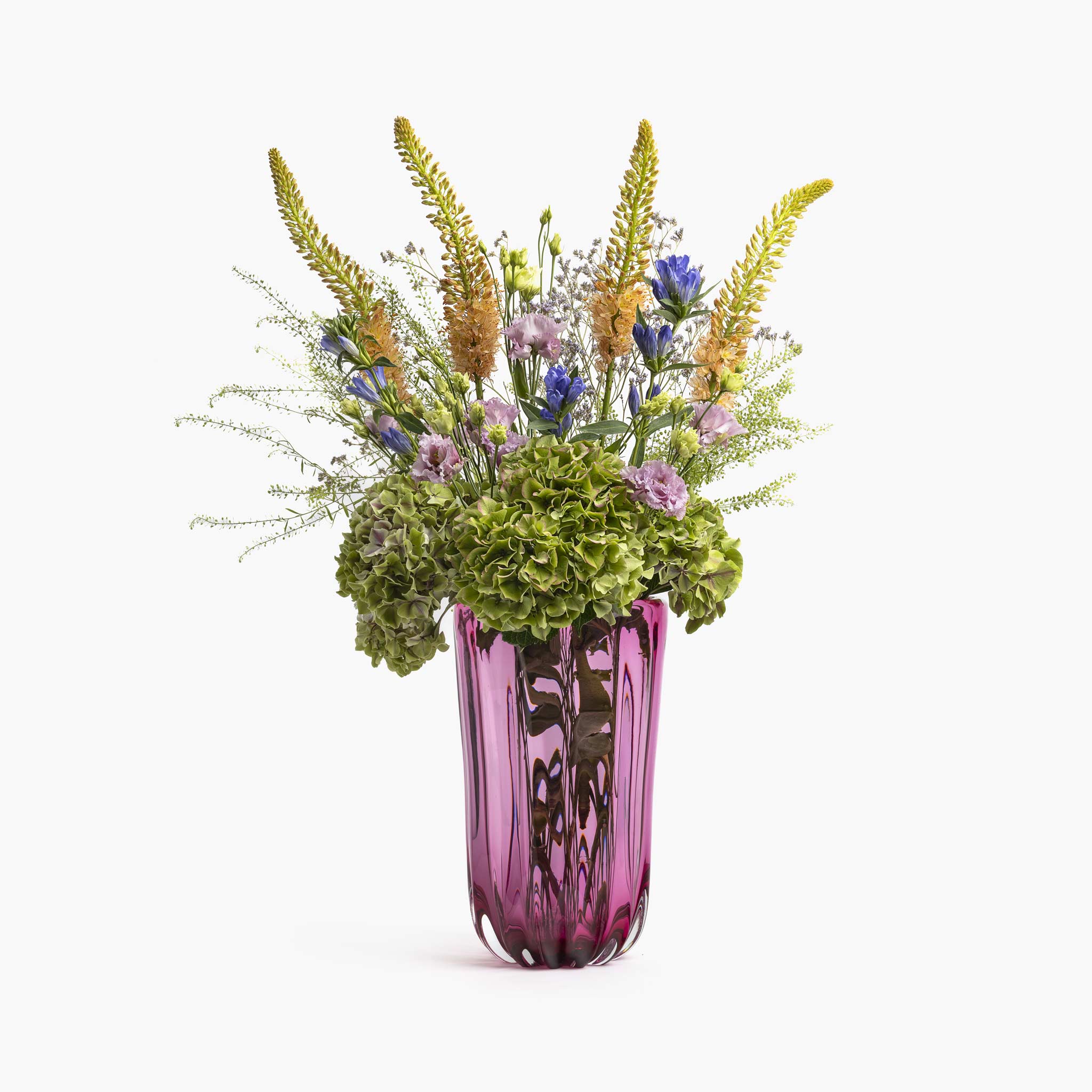 YALI FIORI VASE RUBINO LARGE