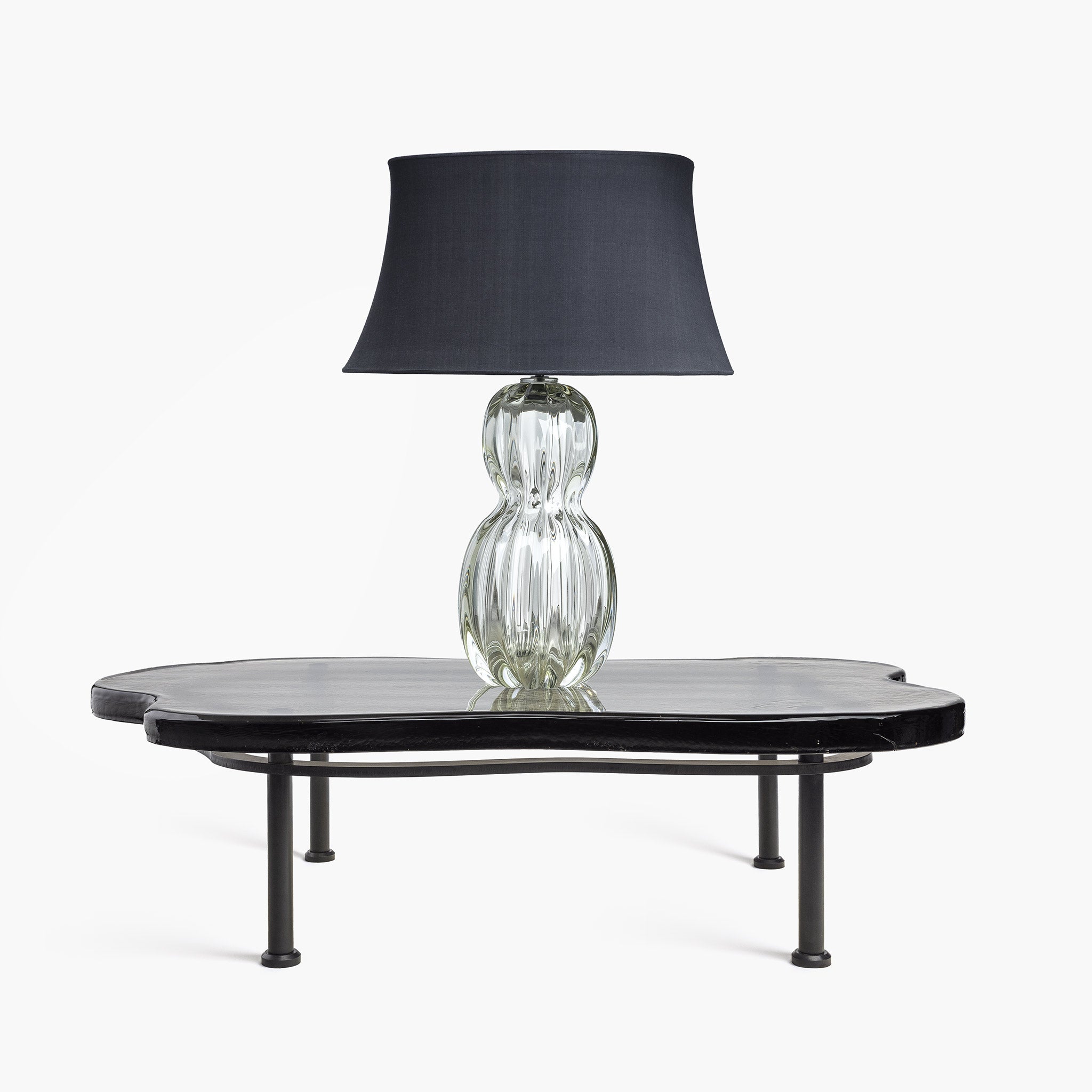 YALI HAVANA LAMP CLEAR WITH BLACK SHADE