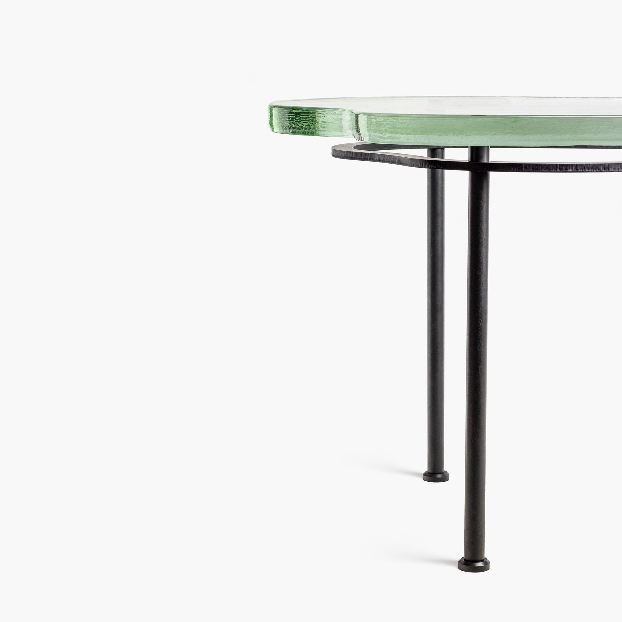 YALI ISOLA HIGH TABLE BLACK CLEAR