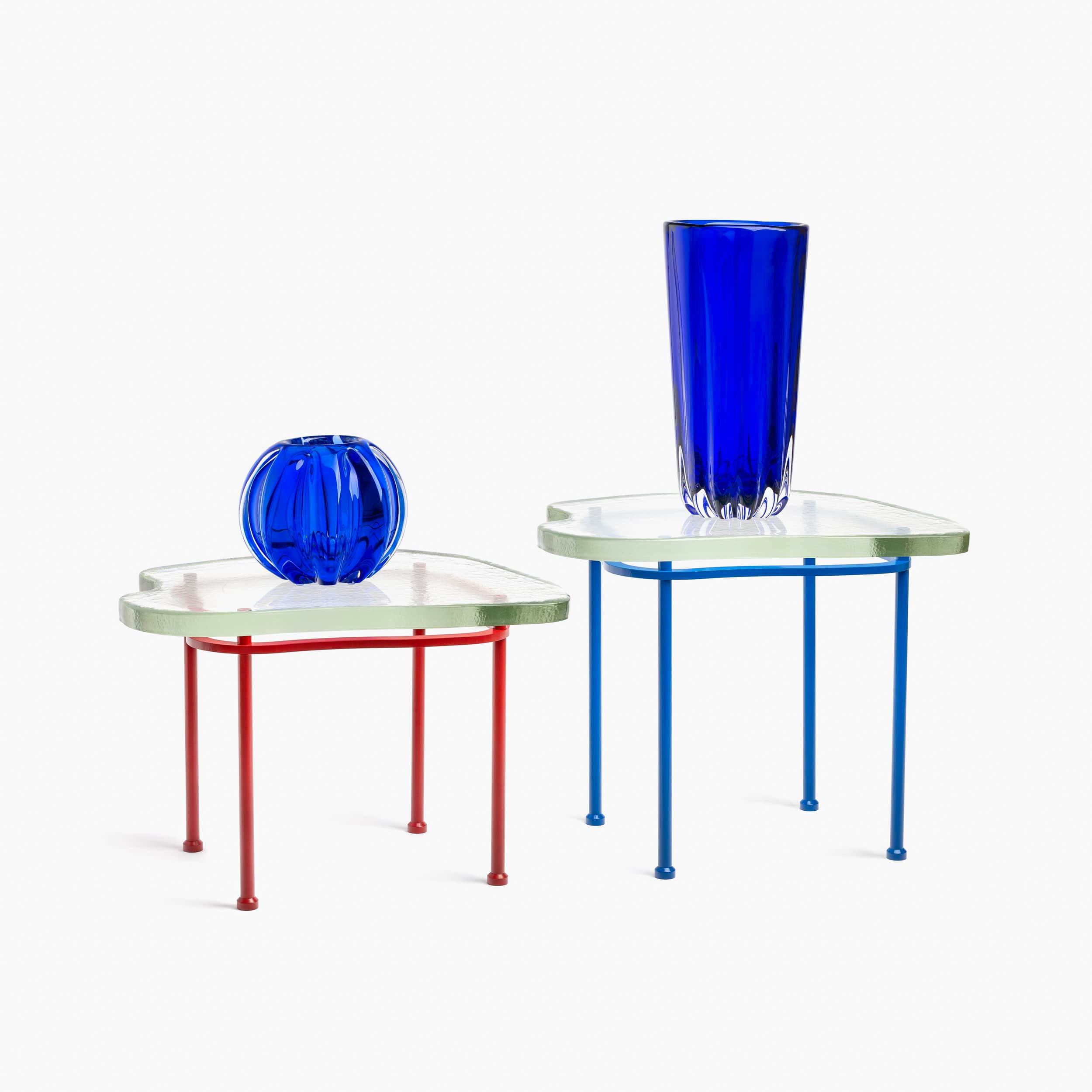 YALI ISOLA SIDE TABLE CLEAR BLUE