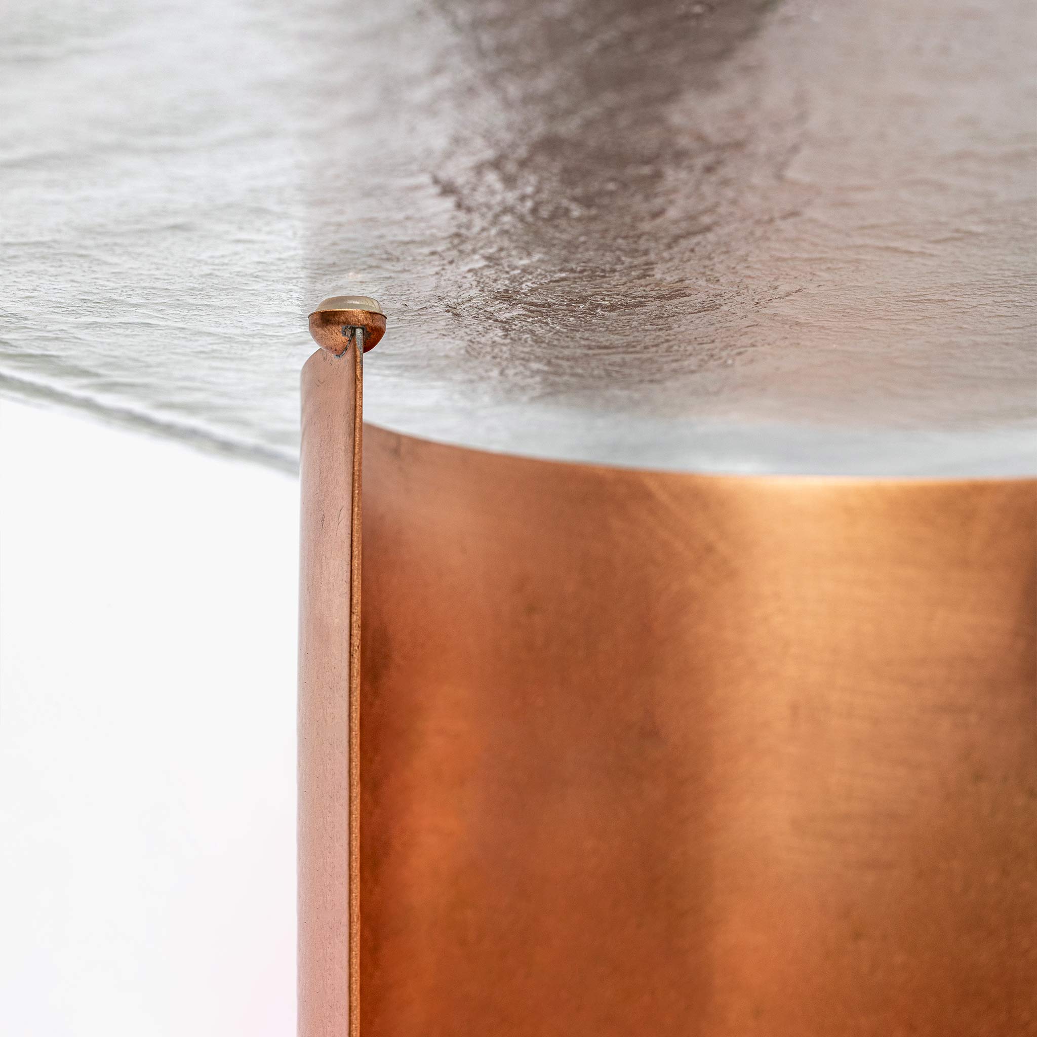 YALI KATI TABLE COPPER CLEAR 