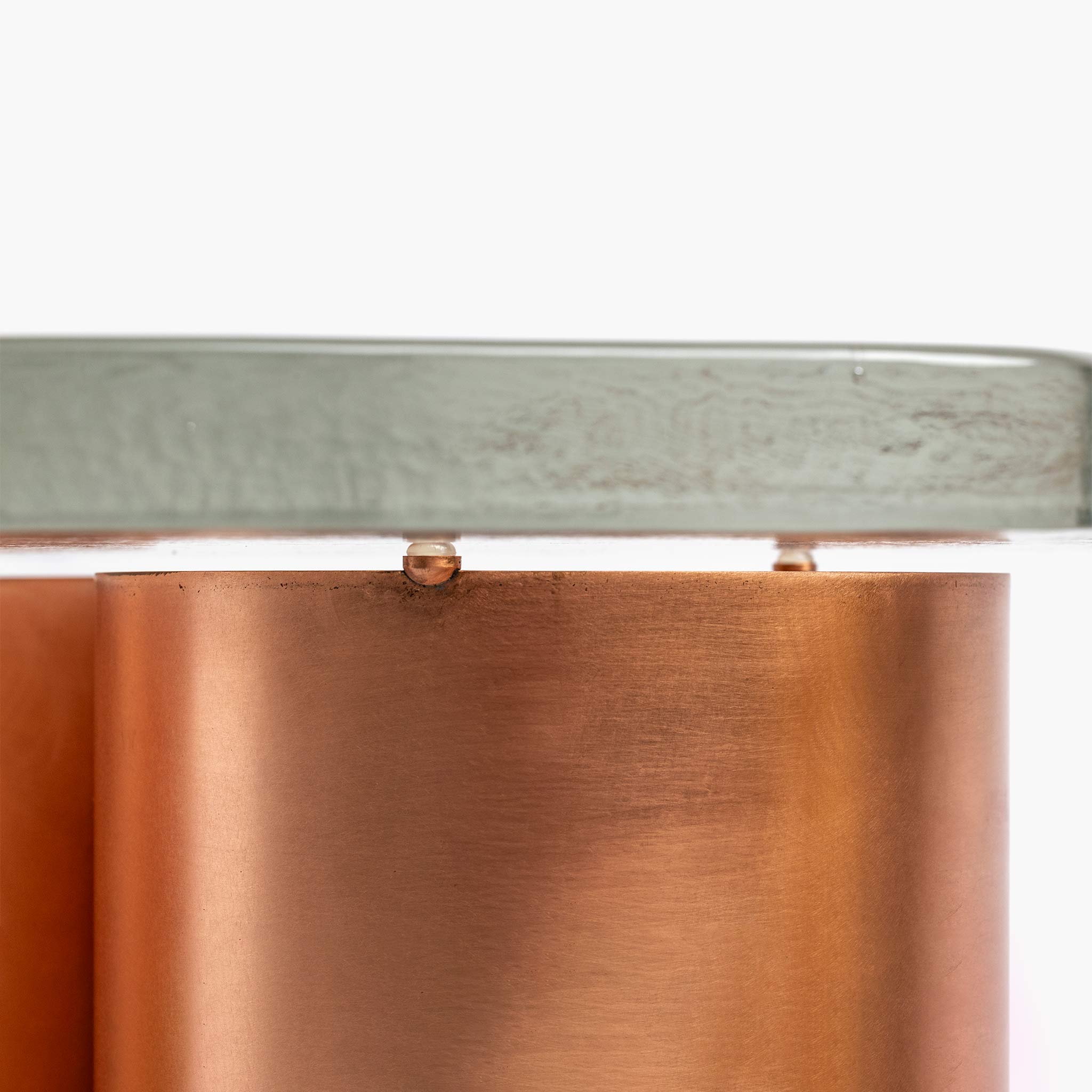 YALI KATI TABLE COPPER CLEAR 