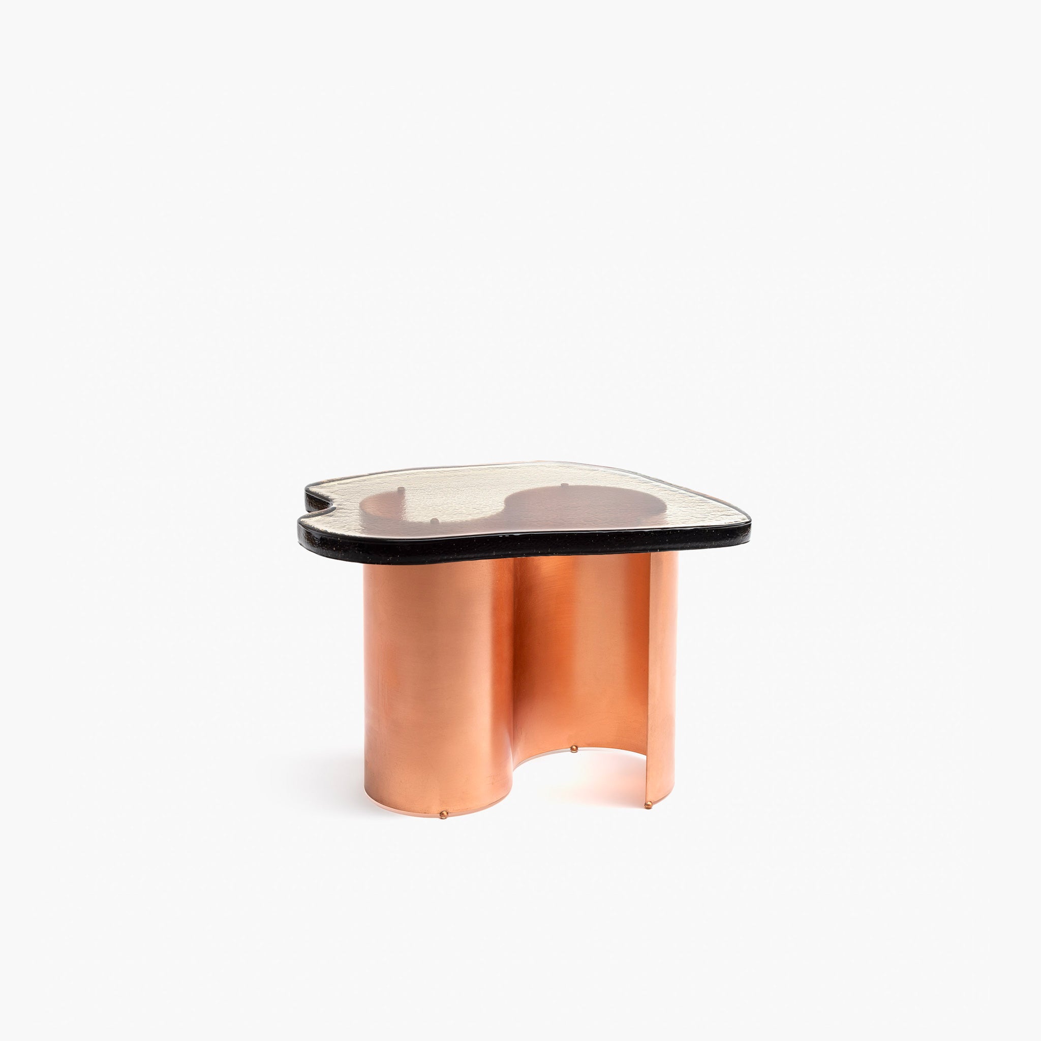 YALI KATI TABLE COPPER GREY HIGH