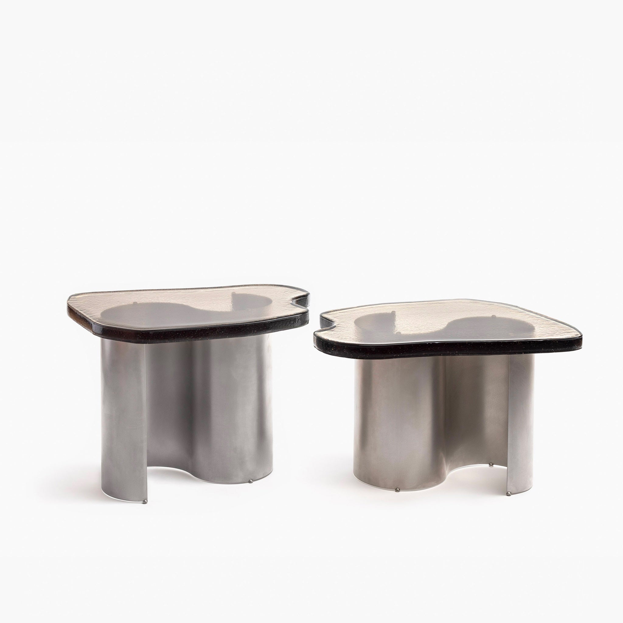 YALI KATI TABLE STEINLESS STEEL GREY
