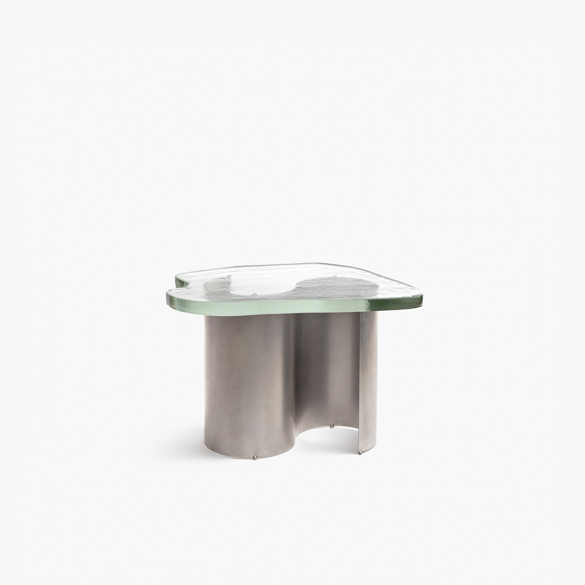 YALI KATI TABLE STEINLESS STEEL CLEAR HIGH